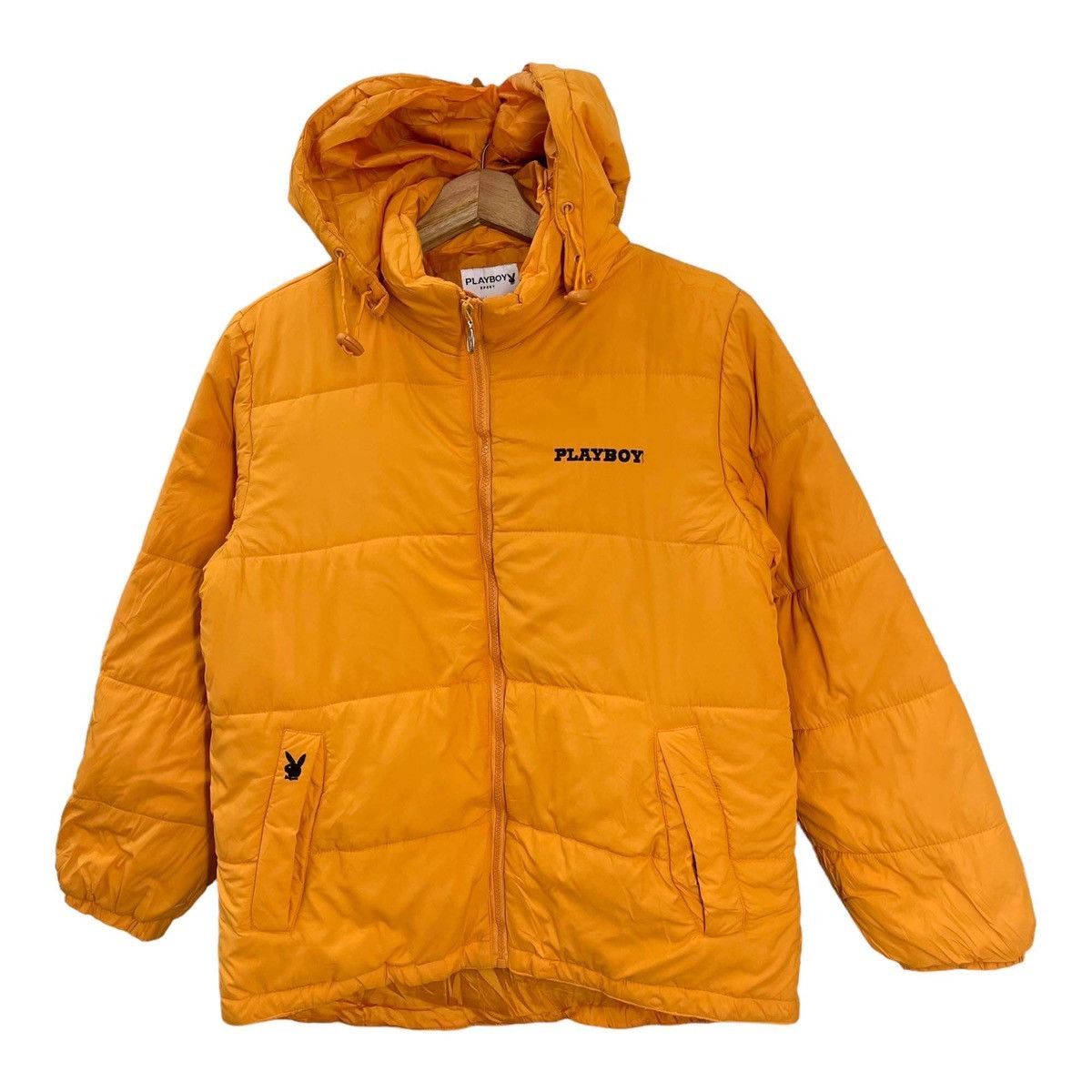 Playboy Vintage Playboy Small Logo Puffer Hoodie Jacket Size S Size US M / EU 48-50 / 2 - 3 Thumbnail