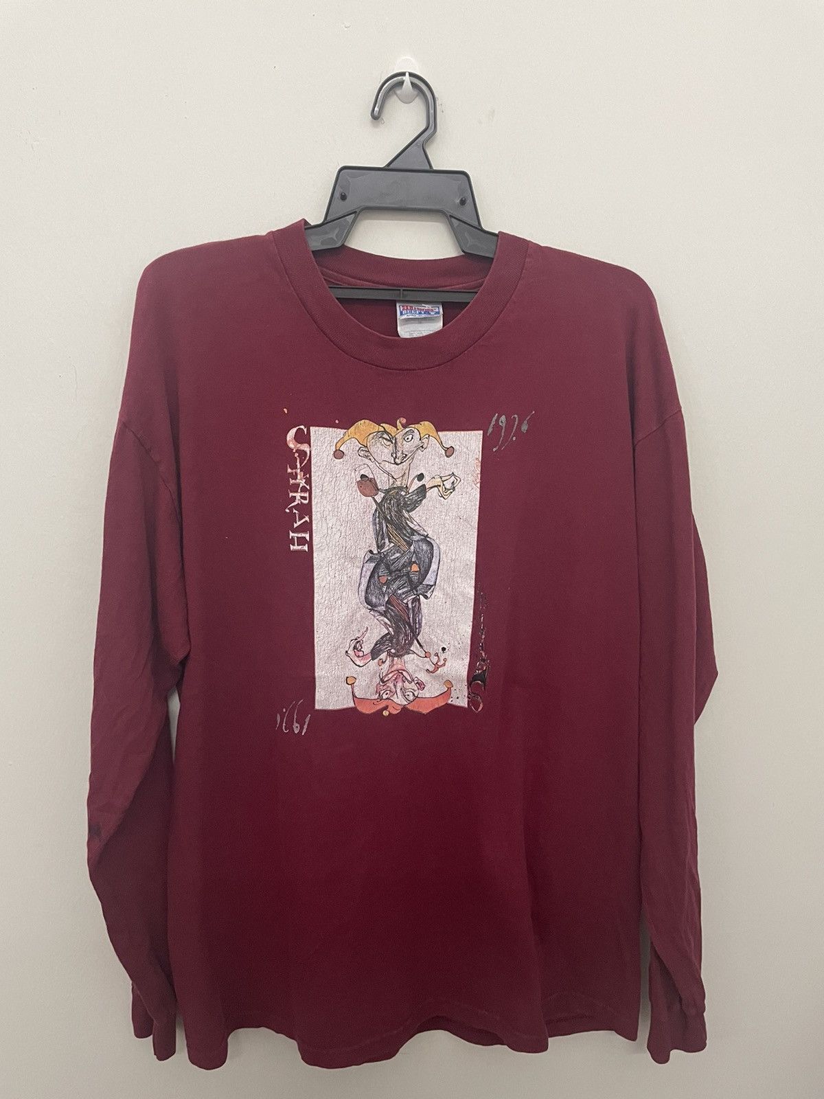 Vintage Vintage Ralph Steadman Syrah Blagueur Art Tee Size US XL / EU 56 / 4 - 1 Thumbnail