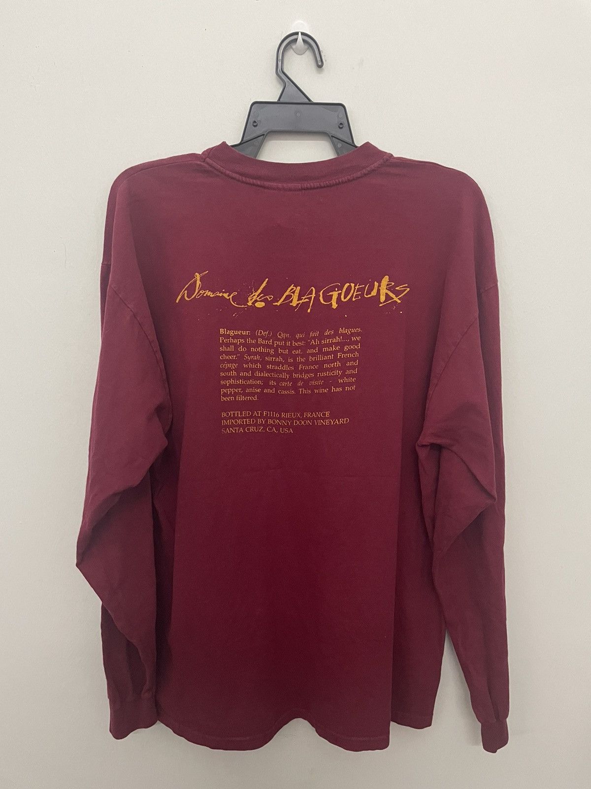 Vintage Vintage Ralph Steadman Syrah Blagueur Art Tee Size US XL / EU 56 / 4 - 4 Thumbnail