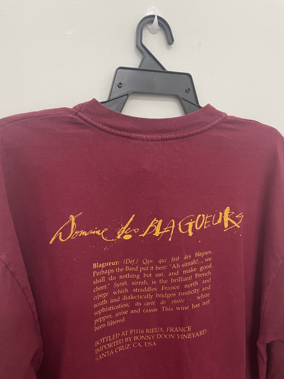 Vintage Vintage Ralph Steadman Syrah Blagueur Art Tee Size US XL / EU 56 / 4 - 5 Thumbnail