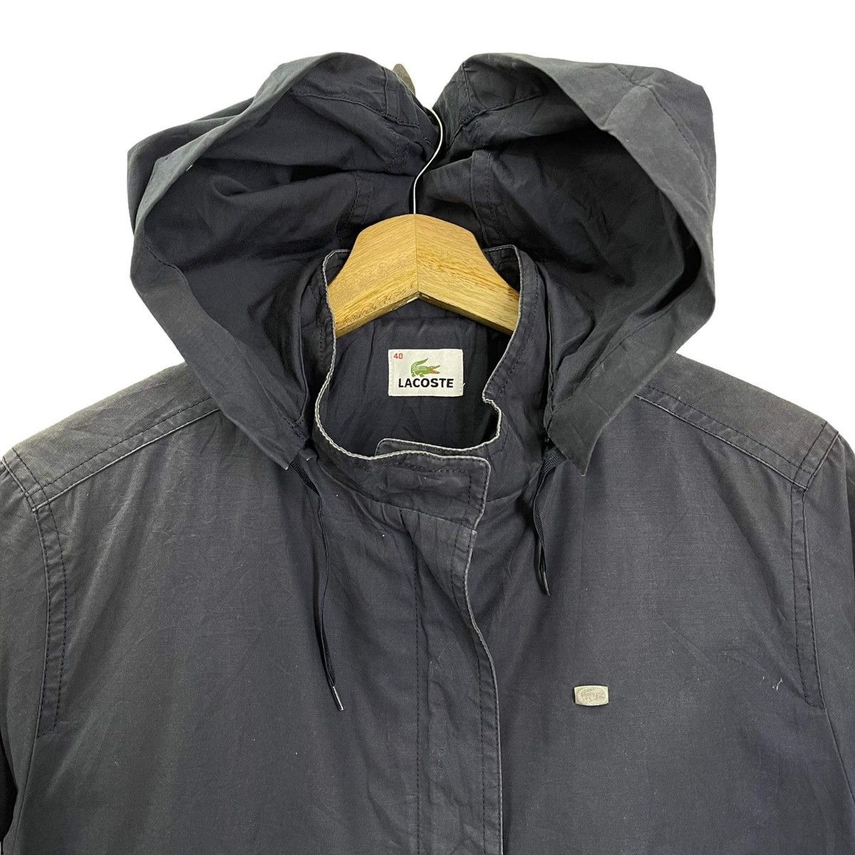 Lacoste Vintage Lacoste Small Logo Hoodies Jacket Size M Size US M / EU 48-50 / 2 - 4 Thumbnail