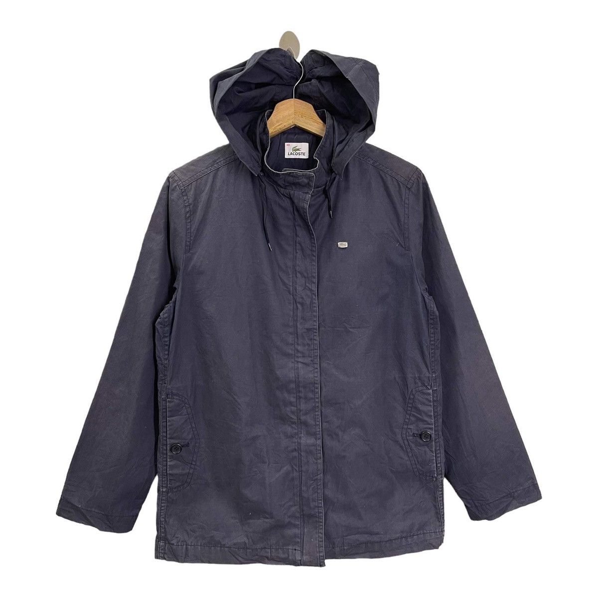 Lacoste Vintage Lacoste Small Logo Hoodies Jacket Size M Size US M / EU 48-50 / 2 - 1 Thumbnail