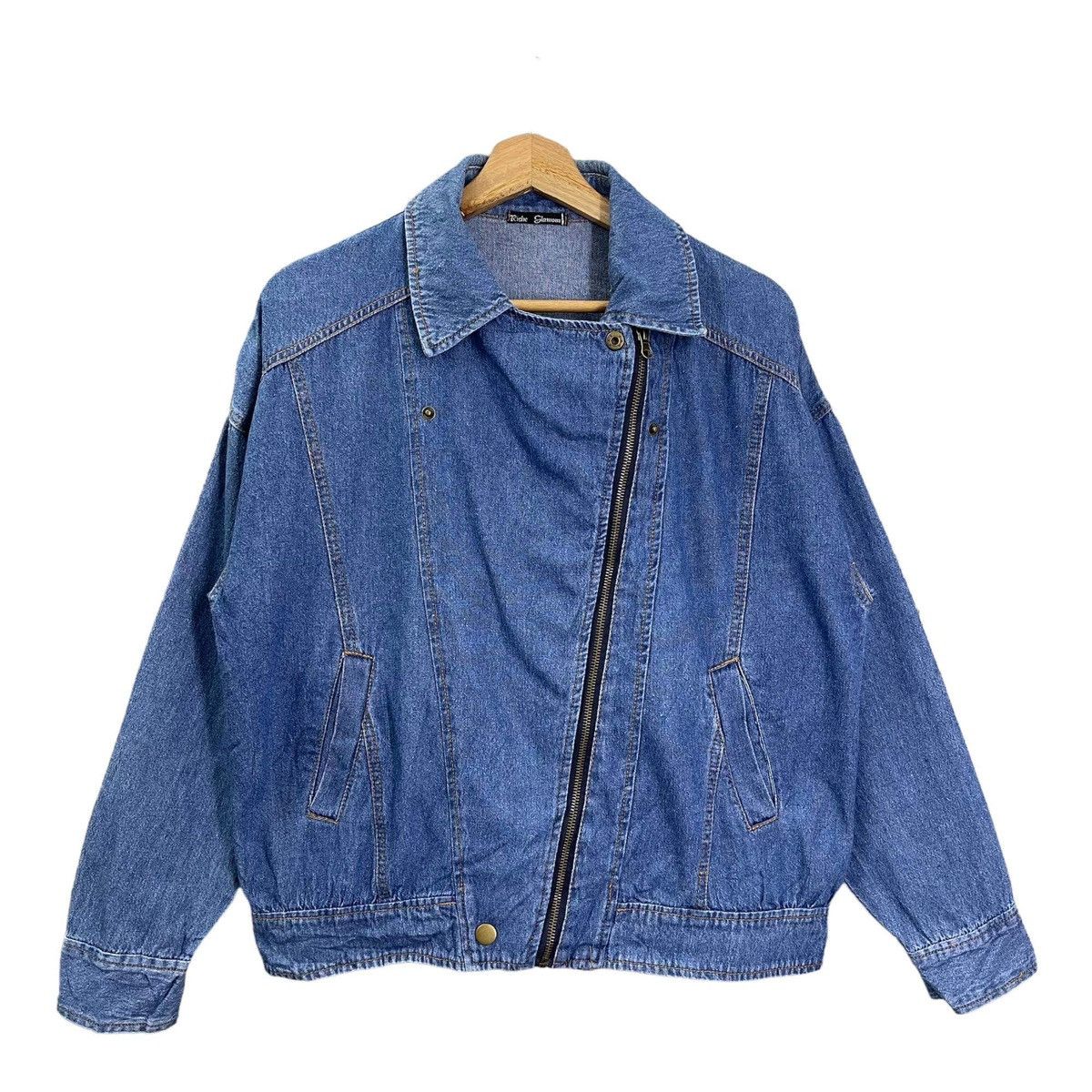 Japanese Brand JAPANASE💥Ricie Glamour Jeans Style Jacket Size M Size US M / EU 48-50 / 2 - 1 Thumbnail
