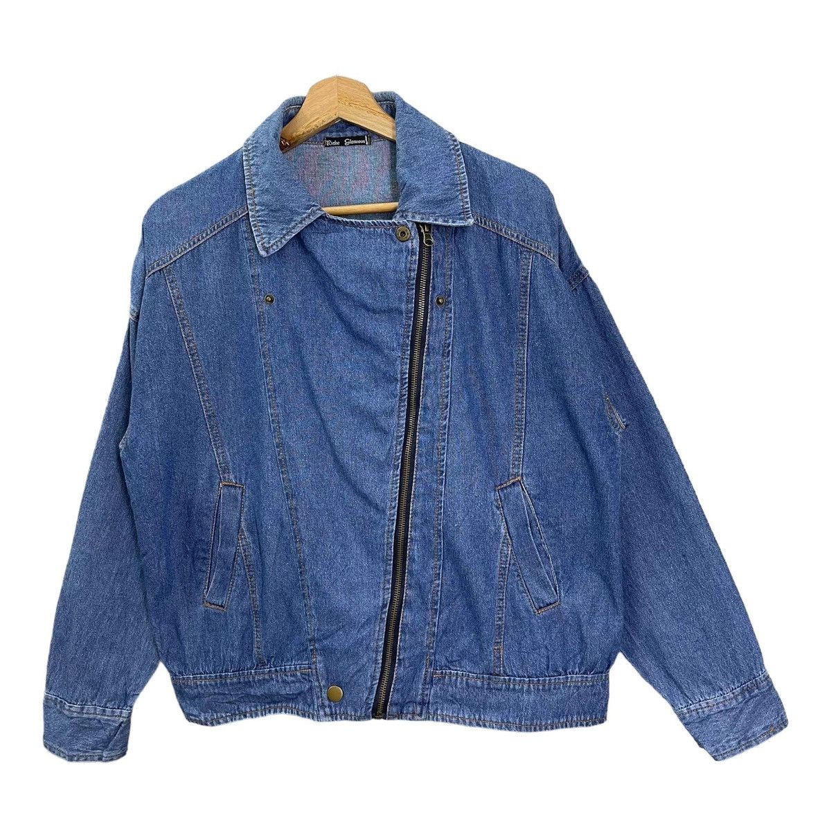 Japanese Brand JAPANASE💥Ricie Glamour Jeans Style Jacket Size M Size US M / EU 48-50 / 2 - 4 Thumbnail