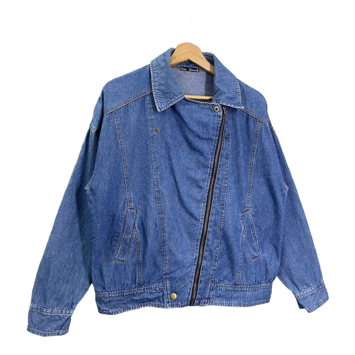 Japanese Brand JAPANASE💥Ricie Glamour Jeans Style Jacket Size M Size US M / EU 48-50 / 2 - 2 Thumbnail