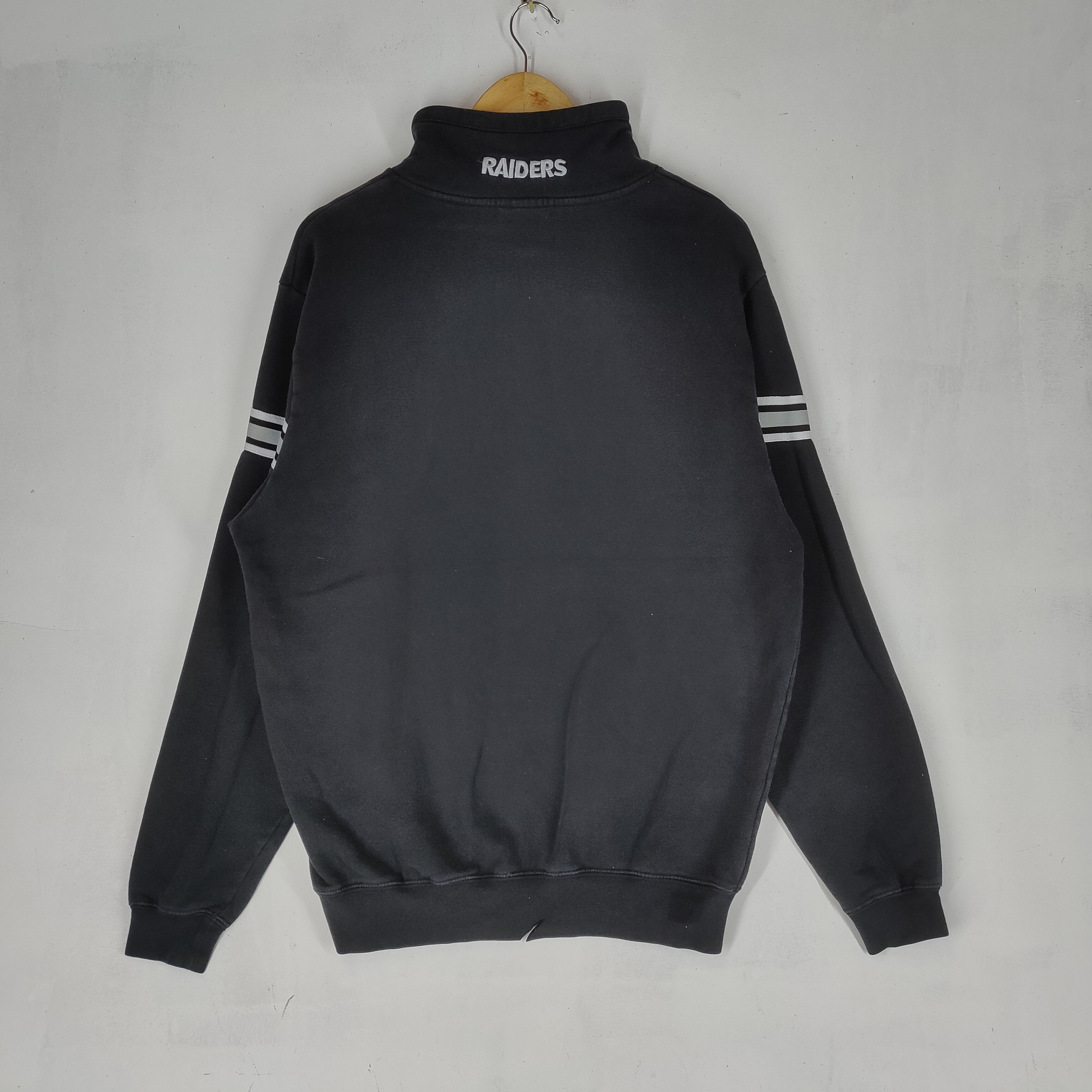 NFL Vintage NFL RAIDERS Rugby Team Embroidery Logo Sweatshirt Size US L / EU 52-54 / 3 - 6 Thumbnail