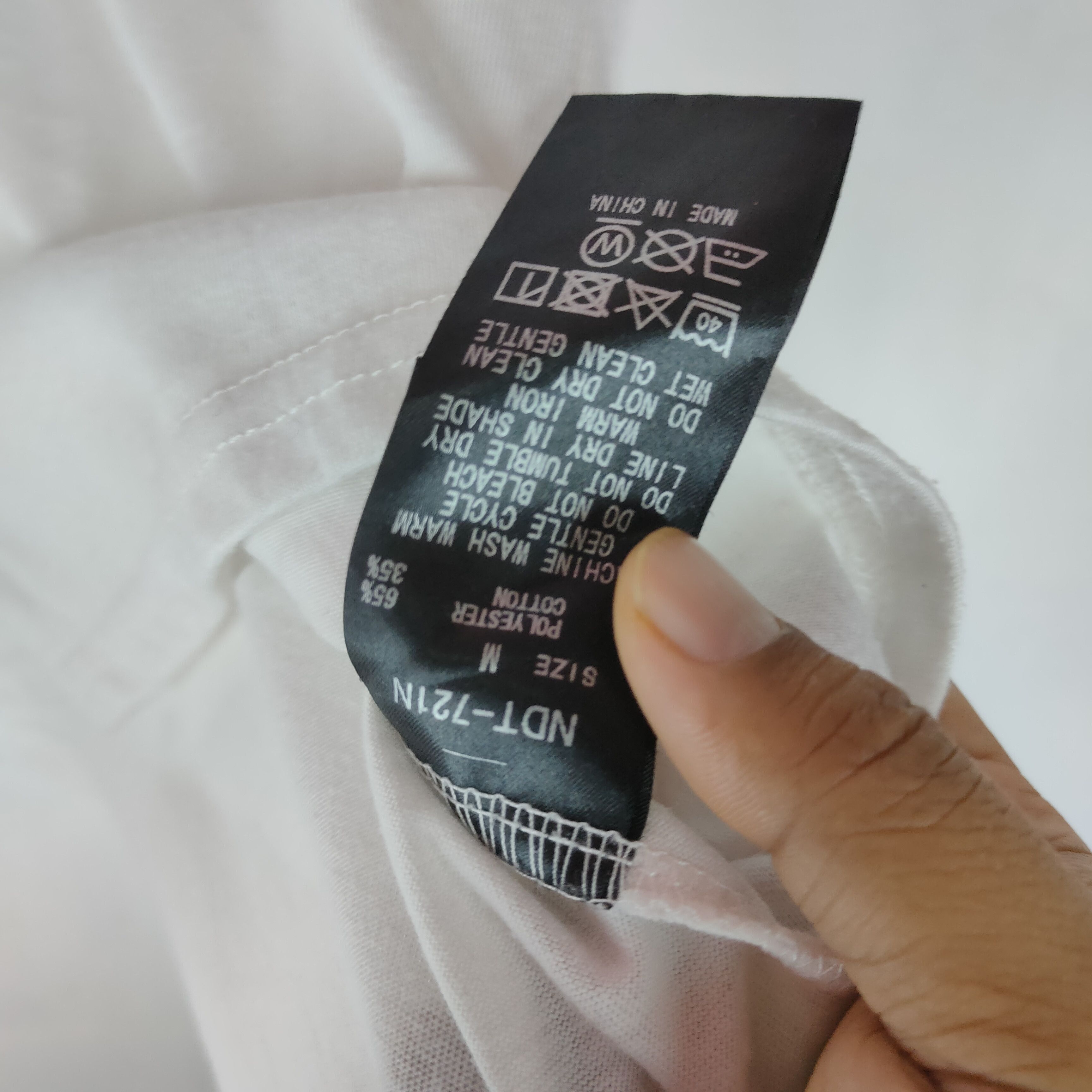 Number (N)ine NUMBER NINE (N)INE Single Stripe Pocket Spellout Shirt Size US M / EU 48-50 / 2 - 7 Thumbnail