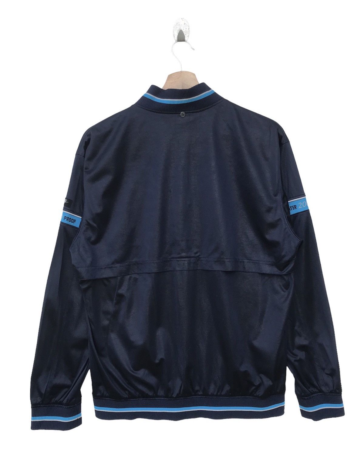 Nike × Vintage 🔥RARE🔥 Vtg 80s Blue Tag Nike Waterproof Zipper Jacket Size US M / EU 48-50 / 2 - 2 Thumbnail