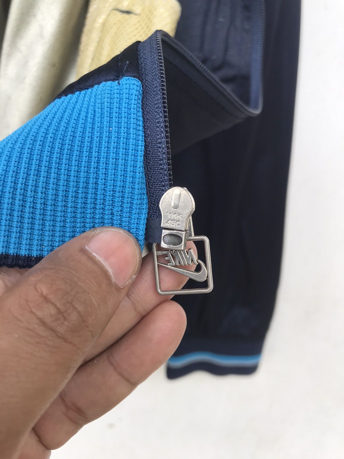 Nike × Vintage 🔥RARE🔥 Vtg 80s Blue Tag Nike Waterproof Zipper Jacket Size US M / EU 48-50 / 2 - 7 Thumbnail