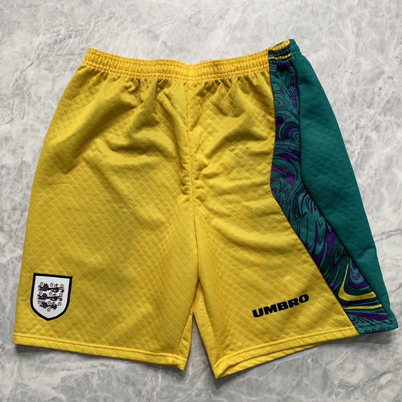 VTG 90s Soccer England Euro 1996 Away Goal Keeper Pants