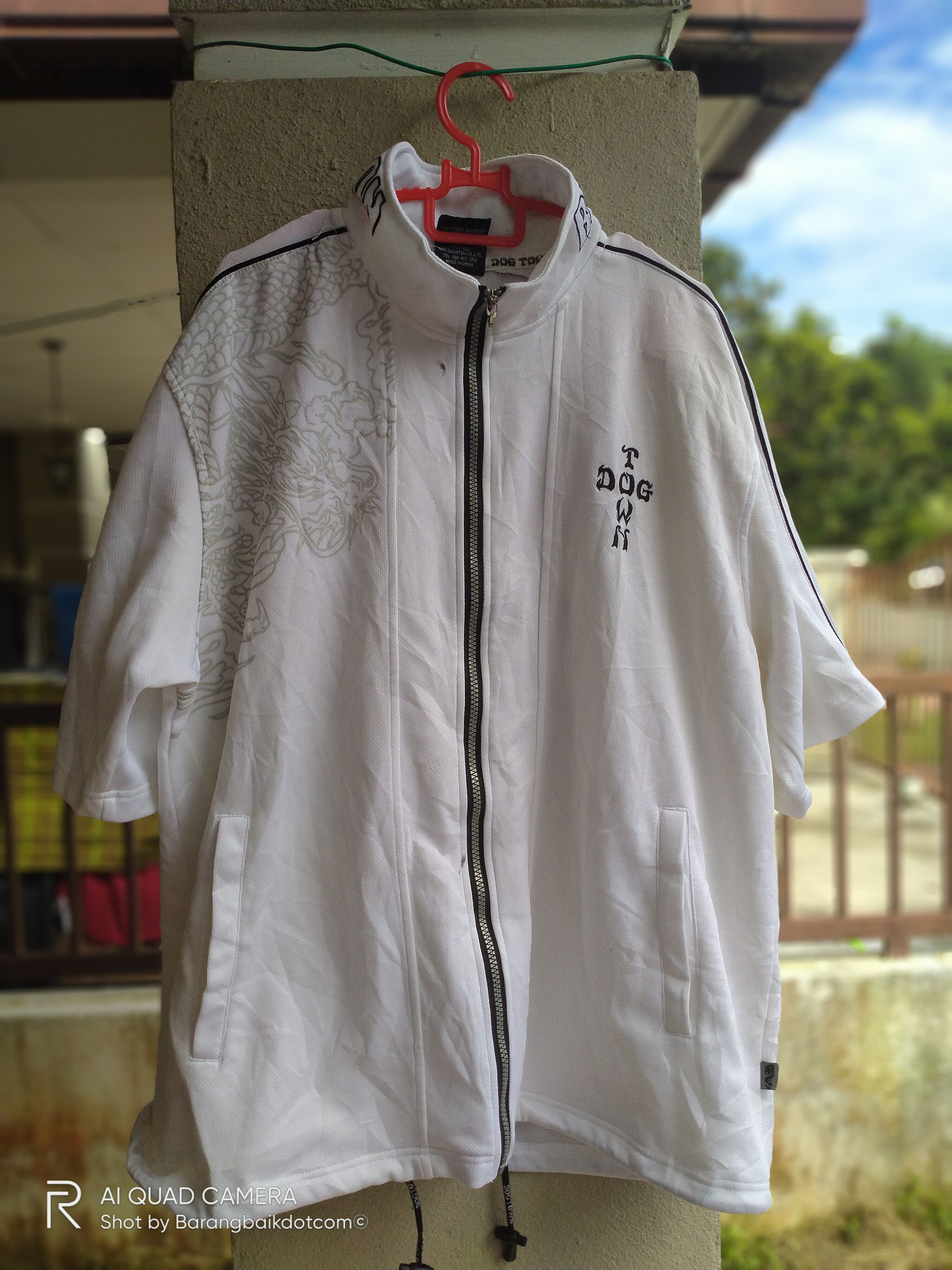 Dogtown × Japanese Brand × Vintage Vintage 90s Dogtown Black Dragon full zip jersey Size US XL / EU 56 / 4 - 3 Thumbnail