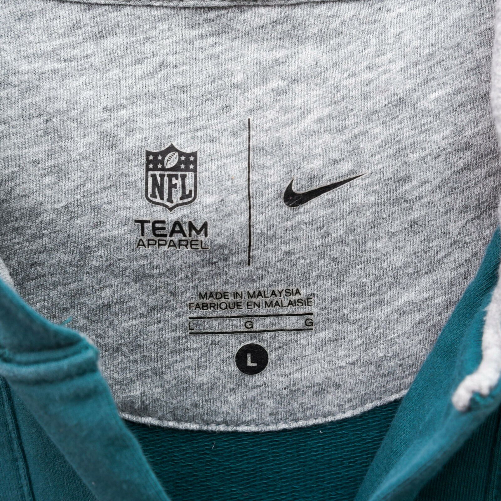 NFL × Nike × Vintage Philadelphia Eagles L Hoodie Sweatshirt Jumper Pullover Top Size L / US 10 / IT 46 - 6 Thumbnail