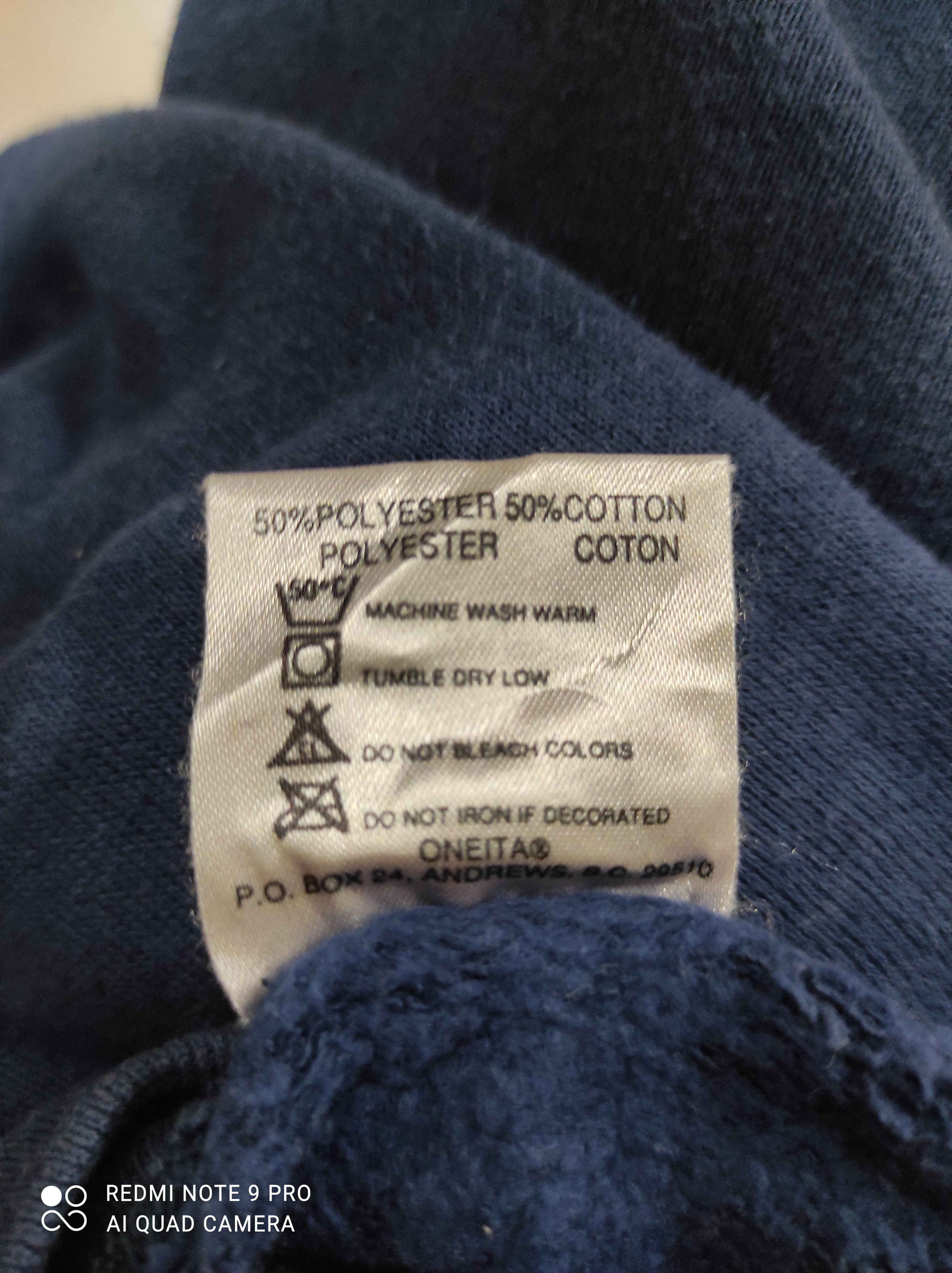Japanese Brand × Vintage Vintage Blue Heat Sweatshirt Made in USA Size US L / EU 52-54 / 3 - 3 Thumbnail