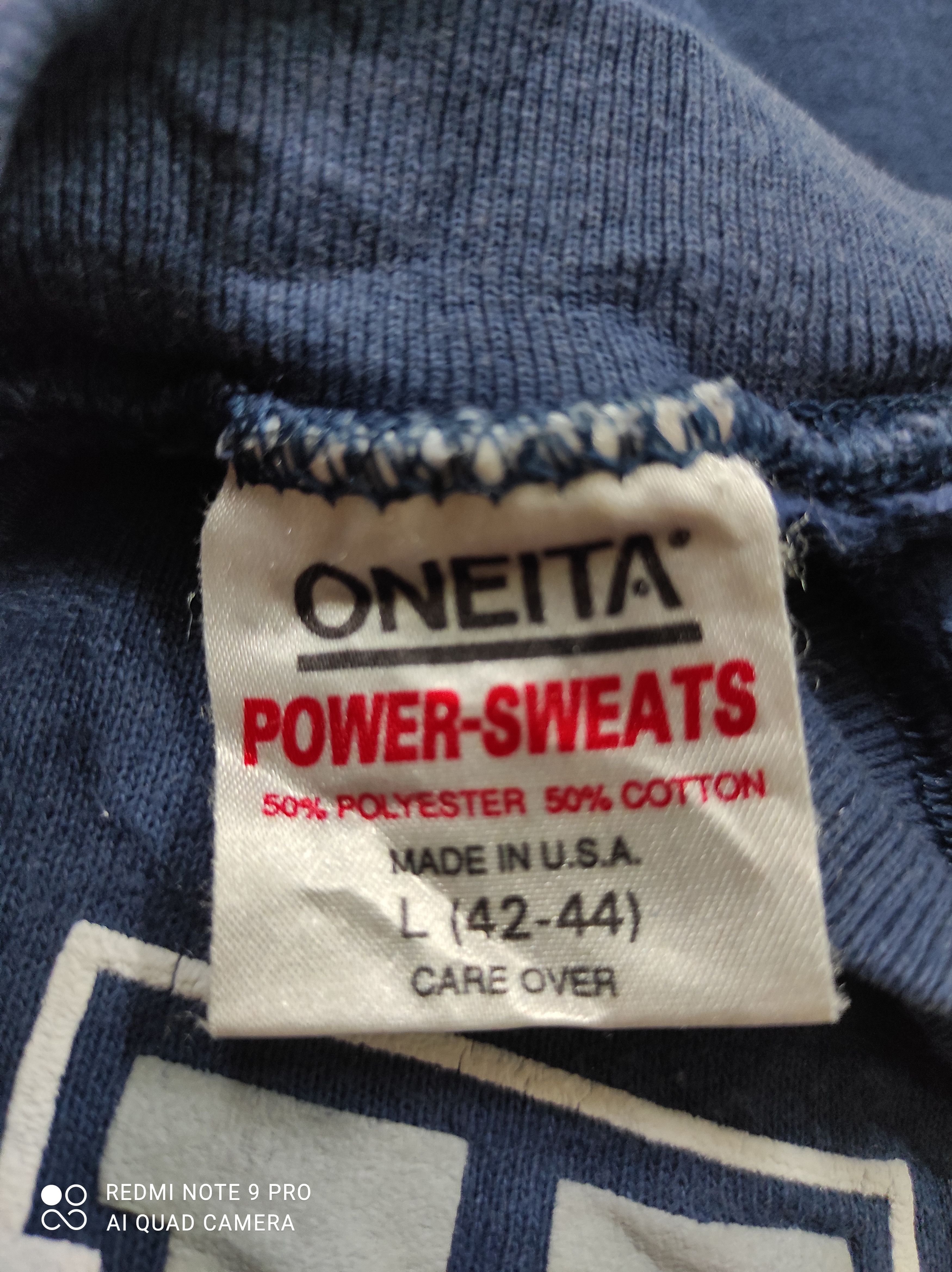 Japanese Brand × Vintage Vintage Blue Heat Sweatshirt Made in USA Size US L / EU 52-54 / 3 - 4 Thumbnail