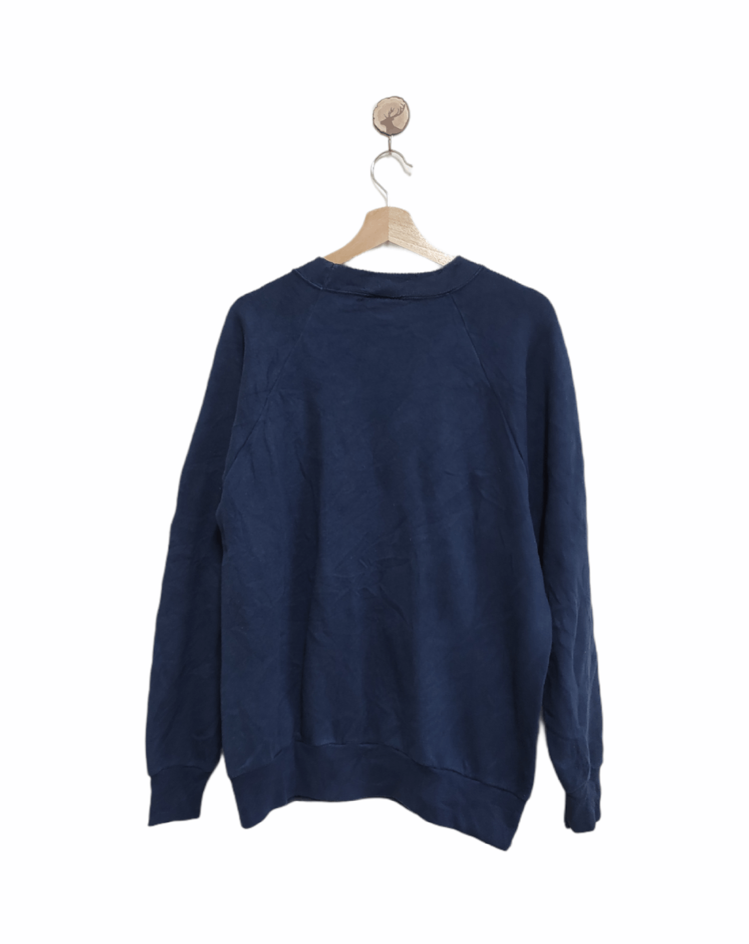Japanese Brand × Vintage Vintage Blue Heat Sweatshirt Made in USA Size US L / EU 52-54 / 3 - 2 Thumbnail
