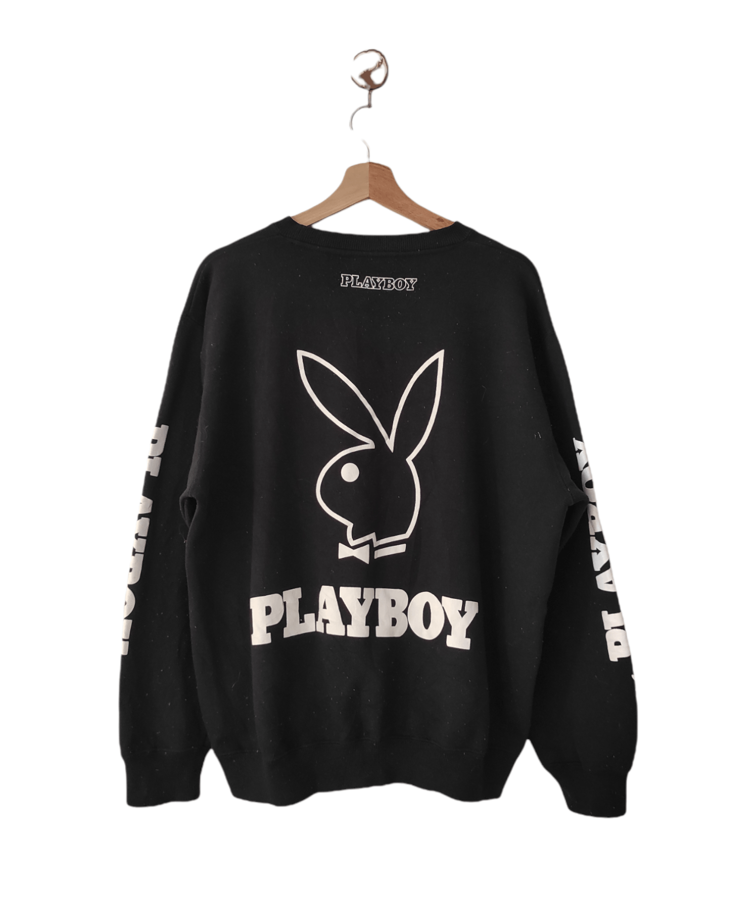 Japanese Brand Vintage Playboy Big Logo Sweatshirt Size US L / EU 52-54 / 3 - 1 Thumbnail