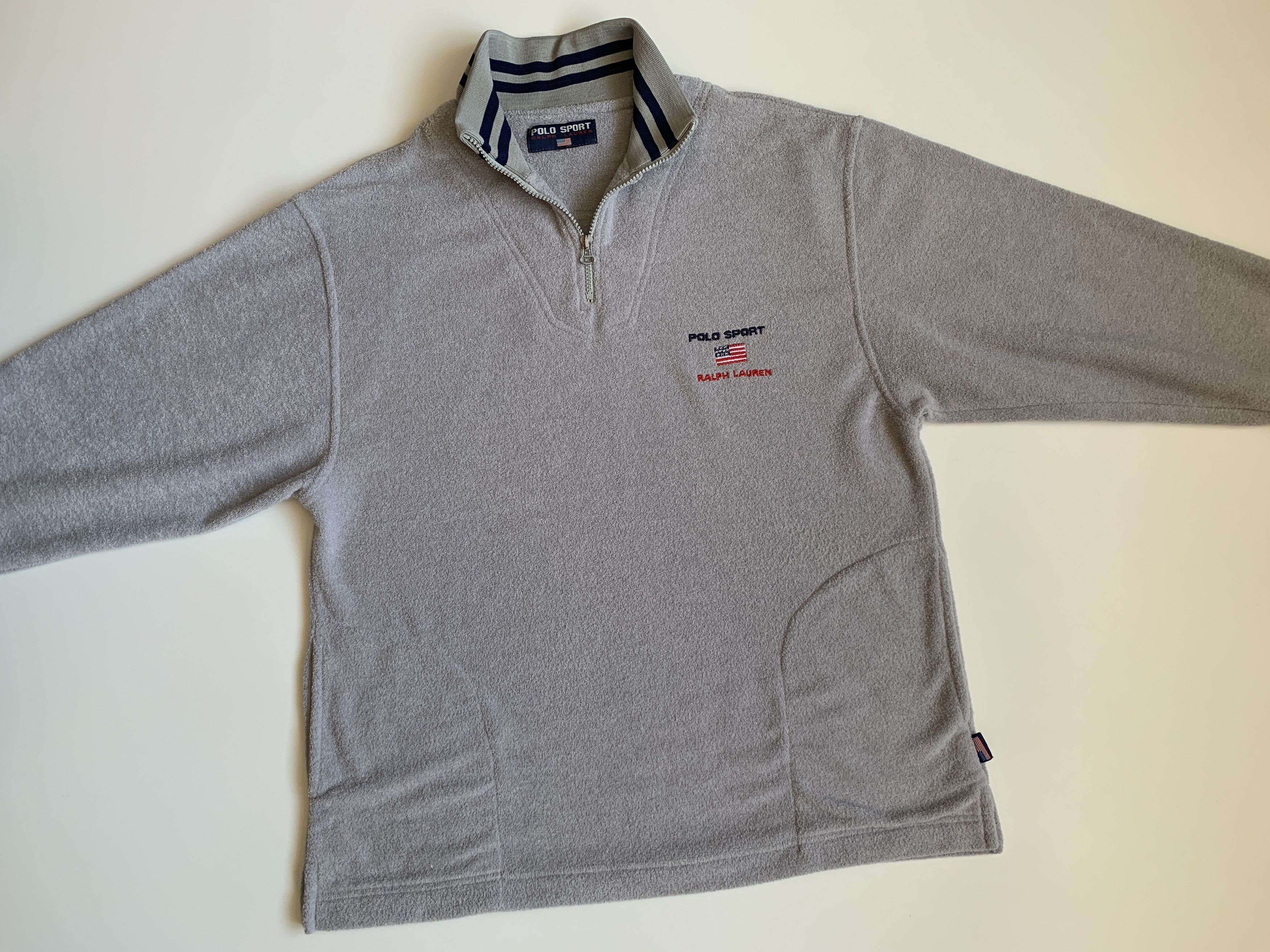 Ralph Lauren Vintage Polo Sport Ralph Lauren Pullover Fleece Sweatshirt Size US L / EU 52-54 / 3 - 2 Thumbnail