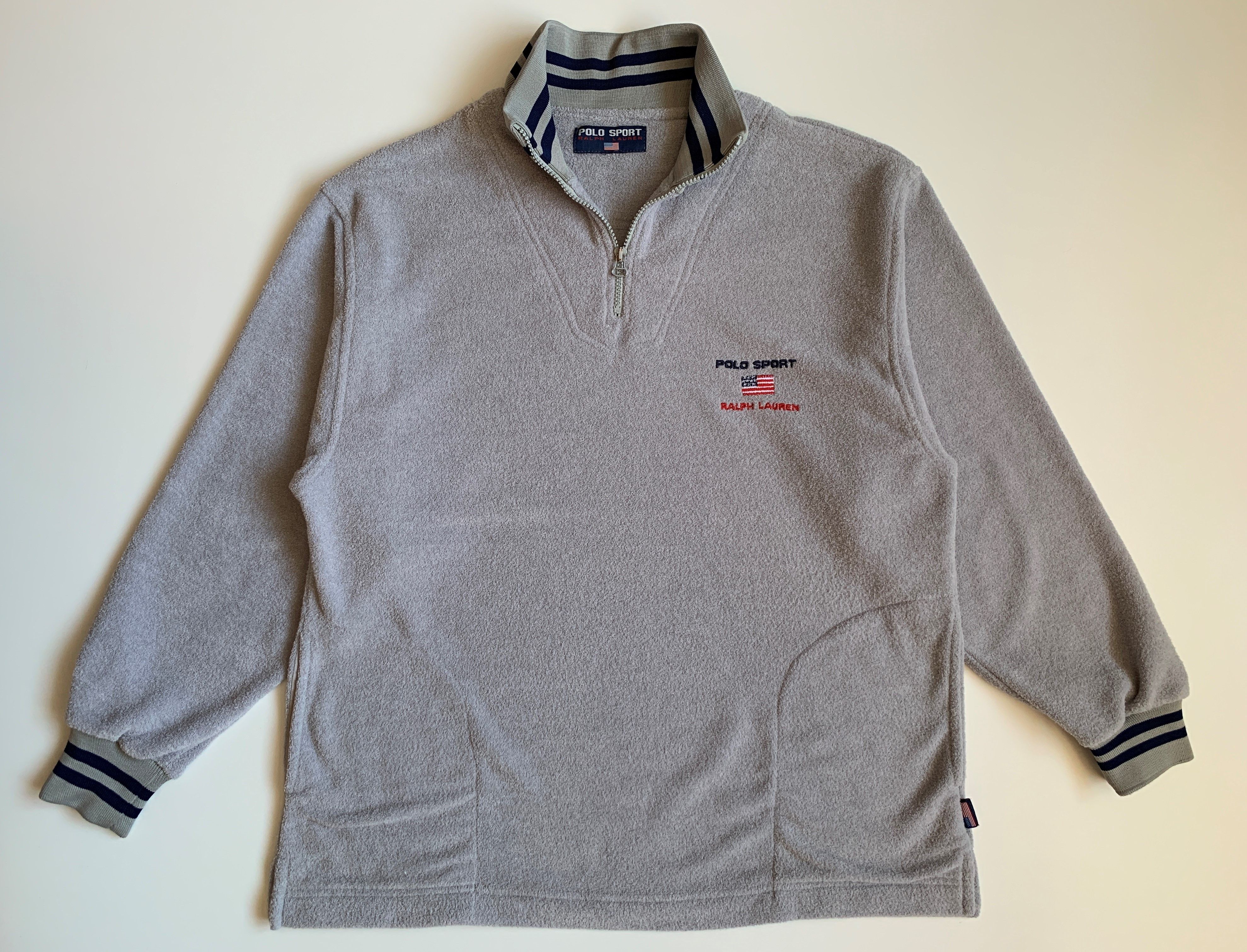 Vintage Polo Sport Ralph Lauren Pullover Fleece Sweatshirt