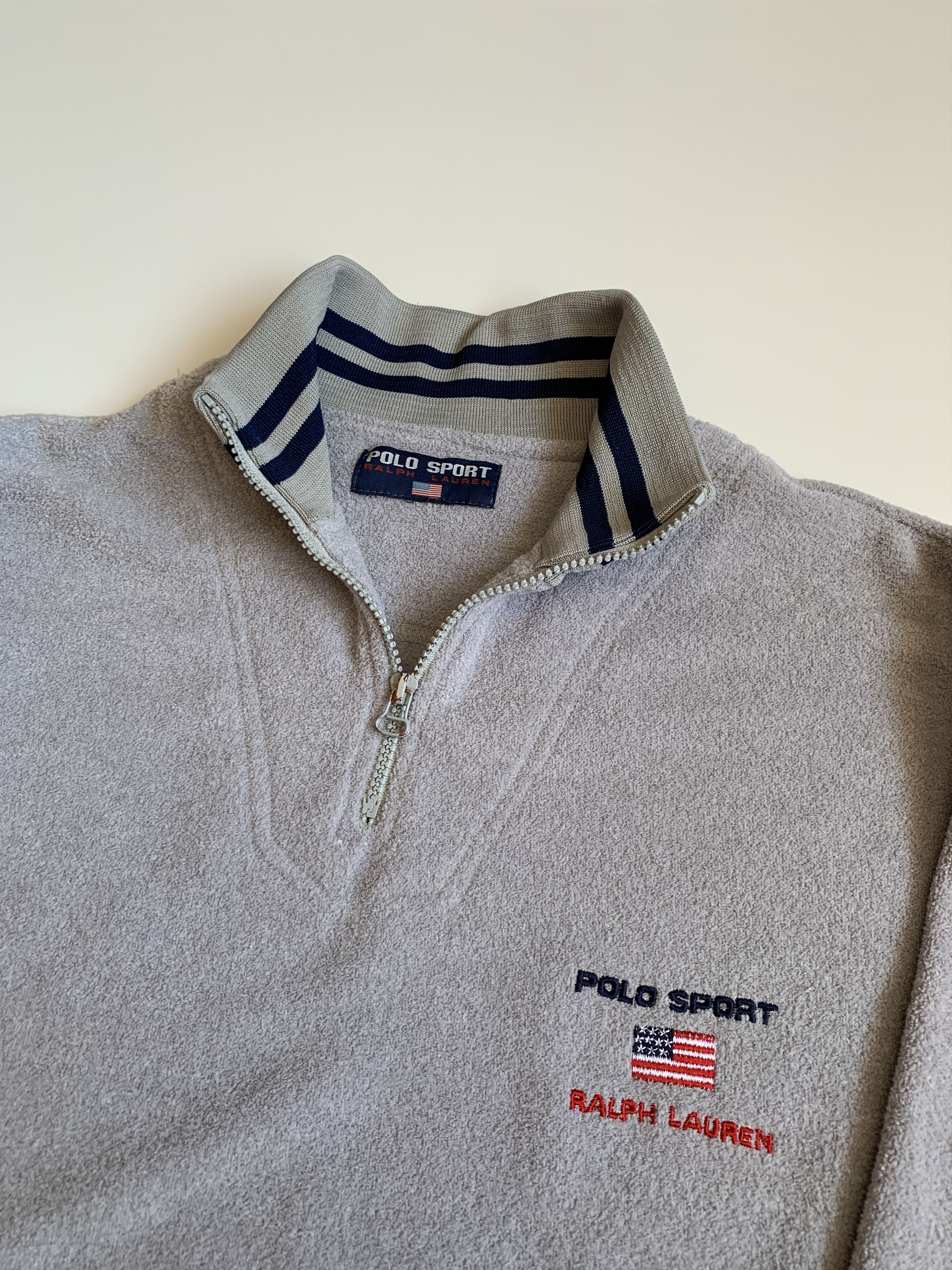 Ralph Lauren Vintage Polo Sport Ralph Lauren Pullover Fleece Sweatshirt Size US L / EU 52-54 / 3 - 5 Thumbnail