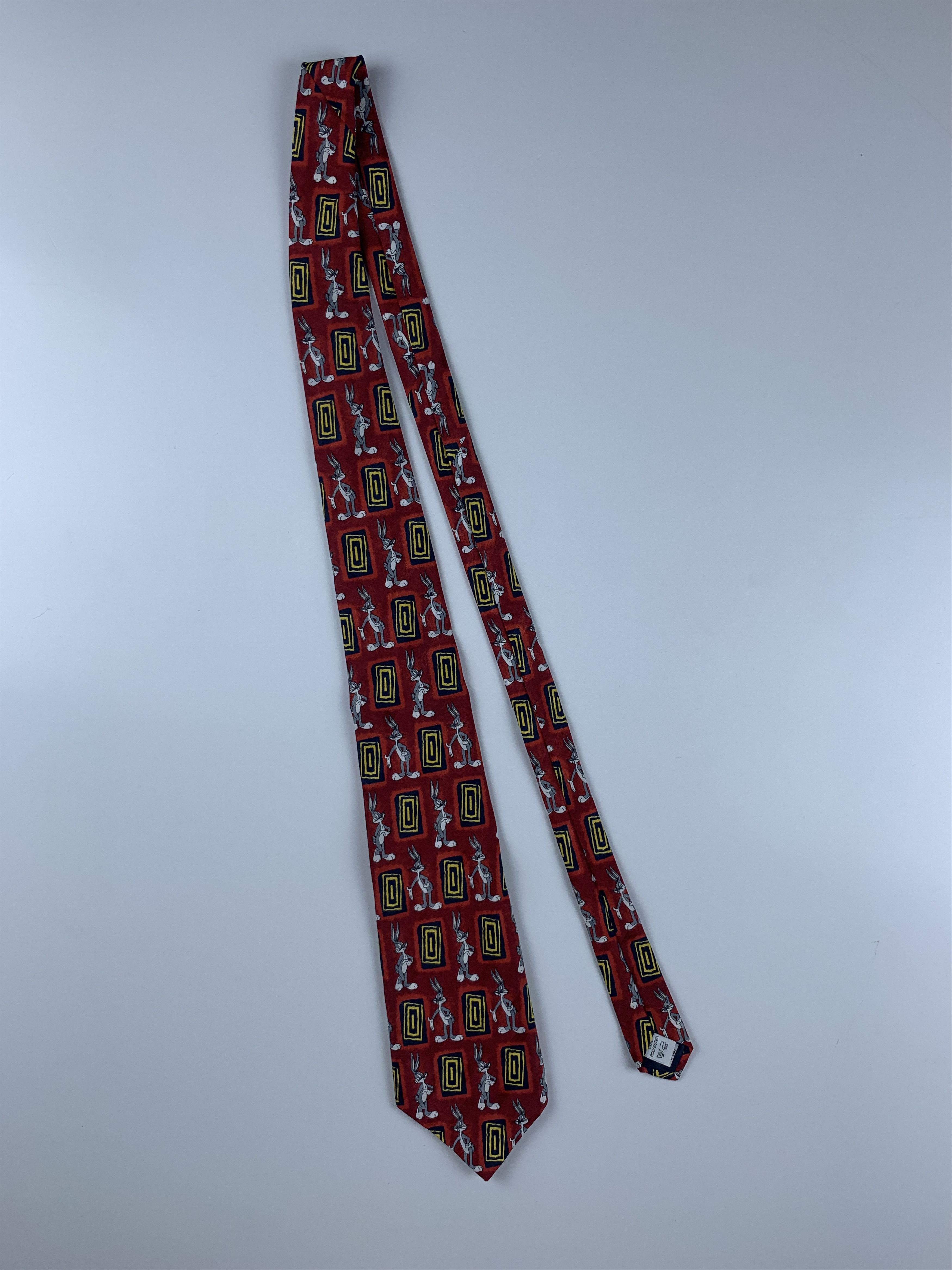 Vintage 90's Warner Bros. Looney Tunes 1997 Bugs Bunny Vintage Tie Size ONE SIZE - 2 Thumbnail