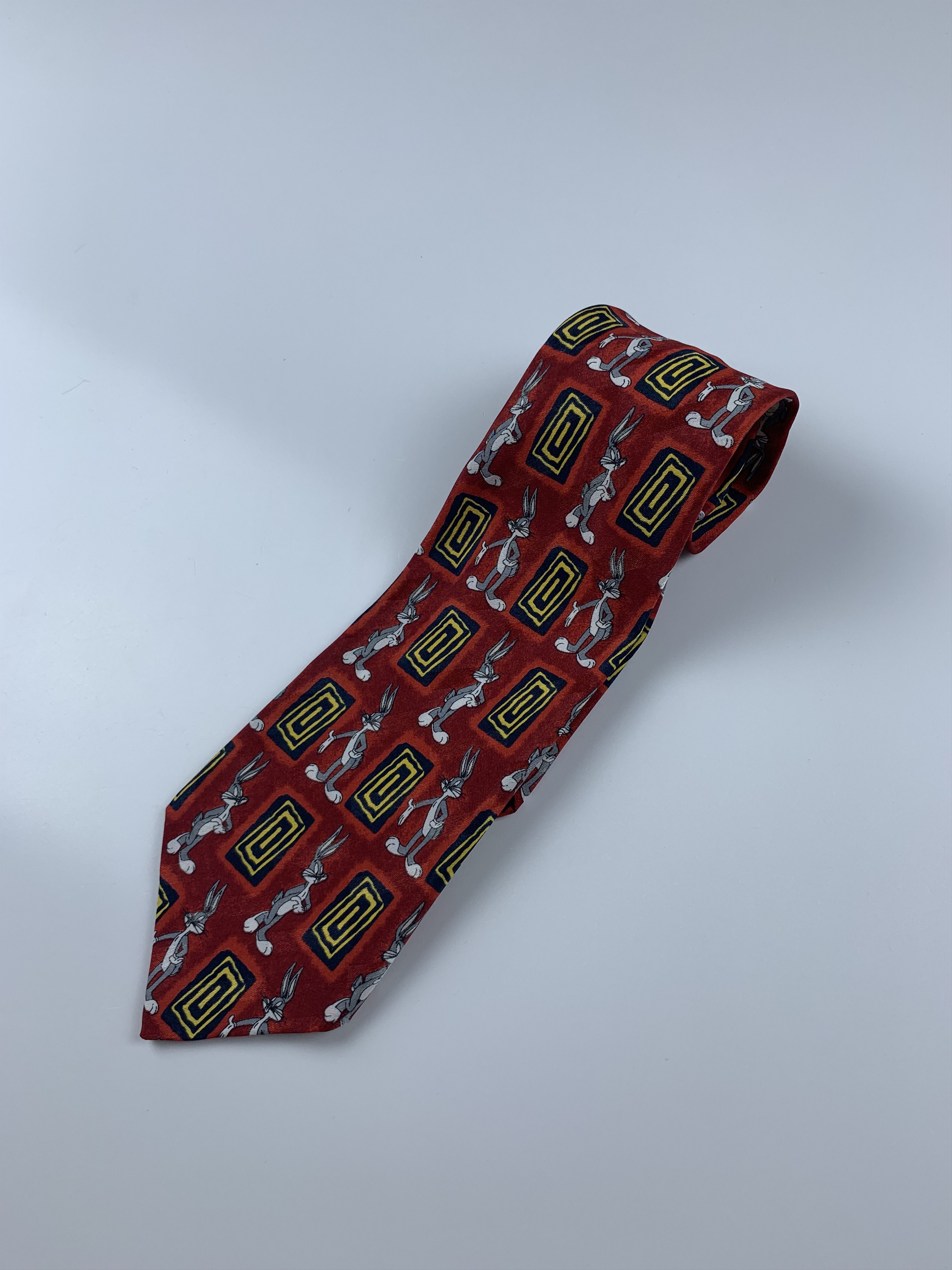 Vintage 90's Warner Bros. Looney Tunes 1997 Bugs Bunny Vintage Tie Size ONE SIZE - 1 Thumbnail