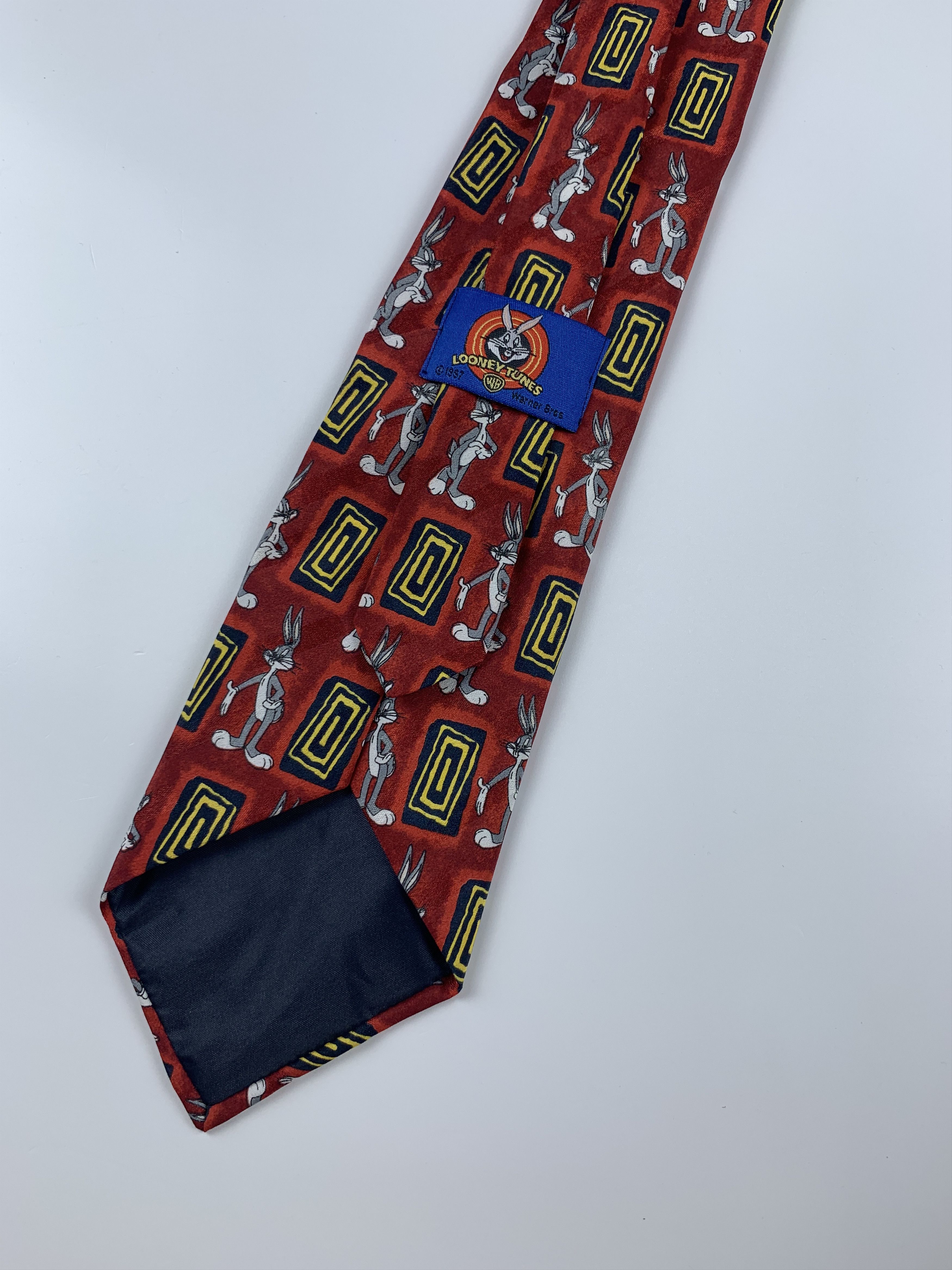 Vintage 90's Warner Bros. Looney Tunes 1997 Bugs Bunny Vintage Tie Size ONE SIZE - 4 Thumbnail
