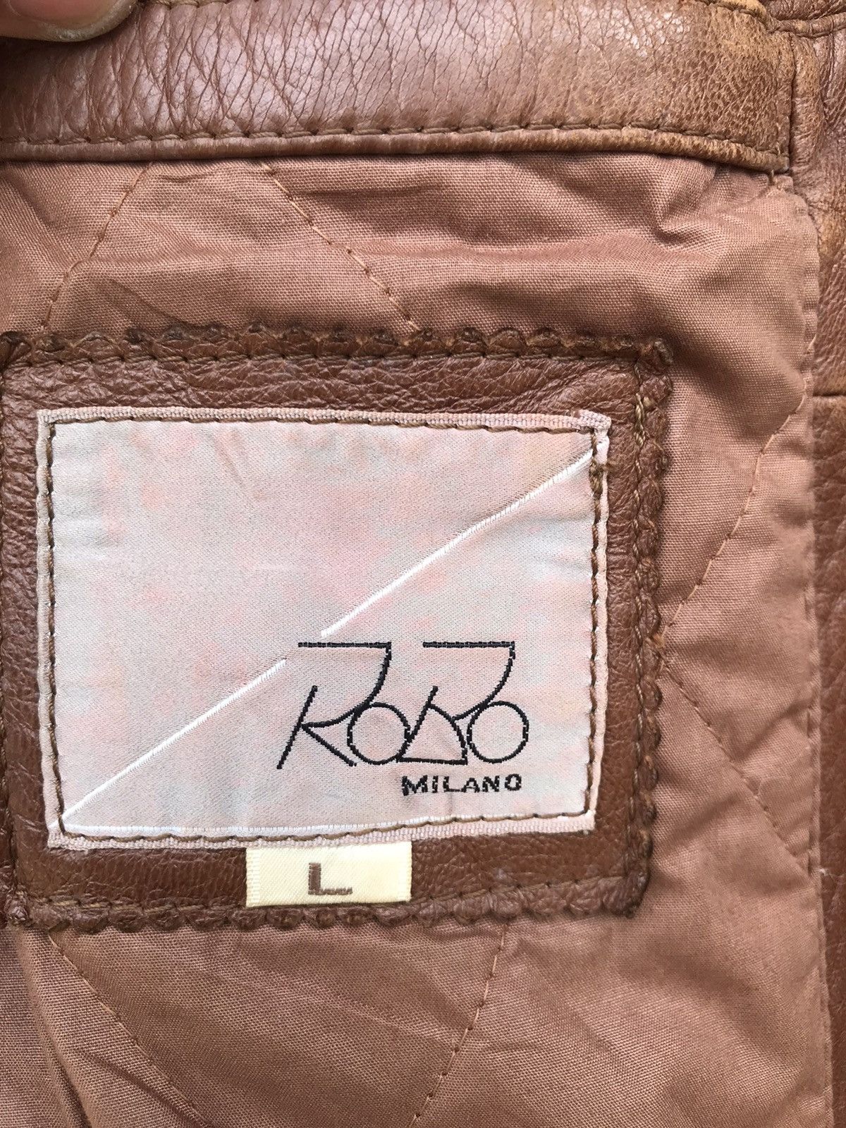 La Milano Japanese Leather Jacket Size US L / EU 52-54 / 3 - 3 Thumbnail