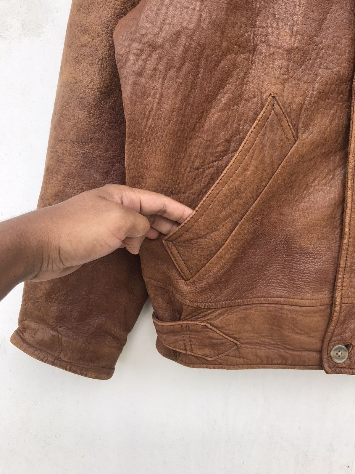 La Milano Japanese Leather Jacket Size US L / EU 52-54 / 3 - 11 Thumbnail