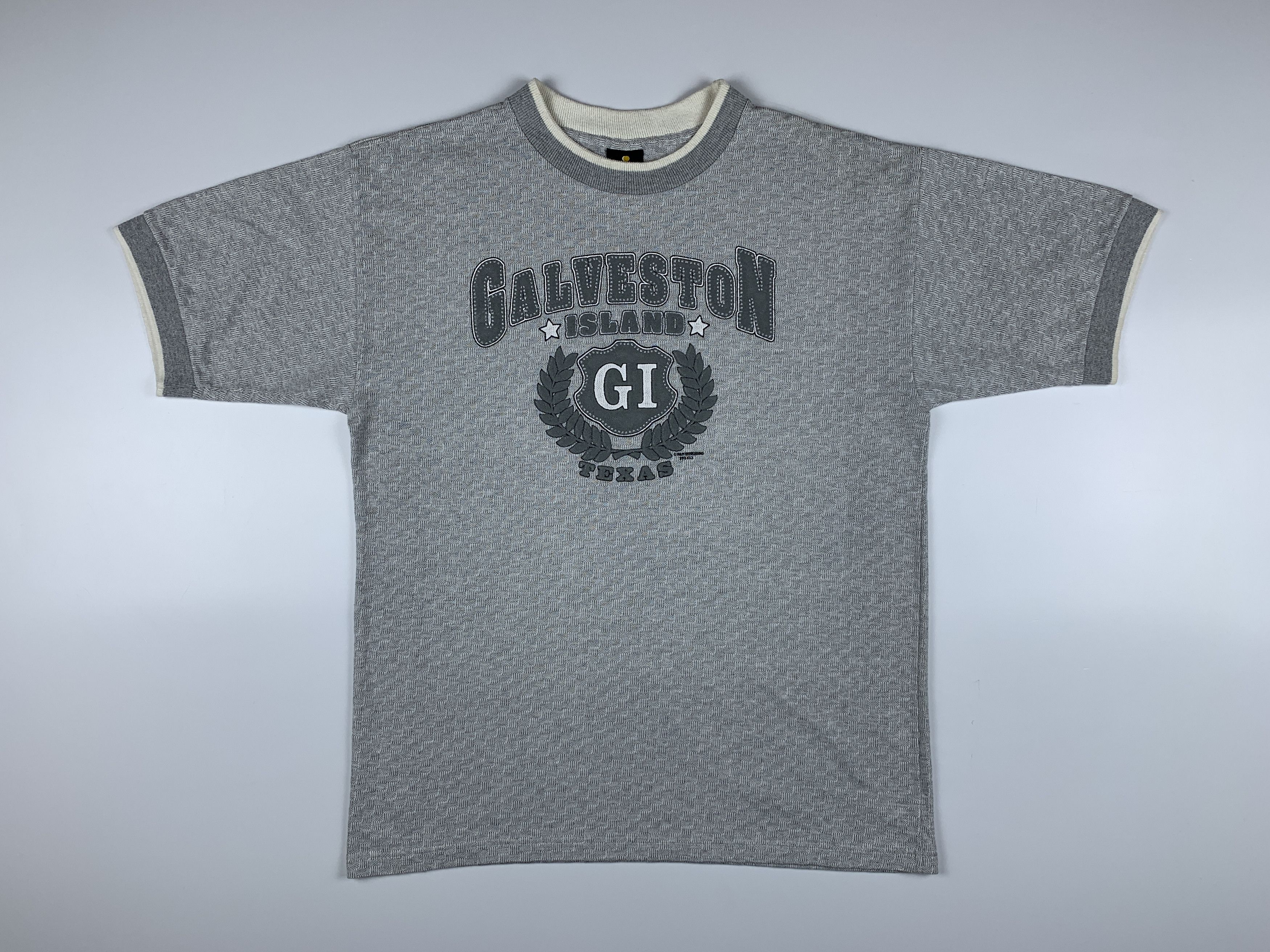 Vintage 90's H. L. Miller Gold Galveston Island Texas Men's T-shirt Size US L / EU 52-54 / 3 - 1 Thumbnail
