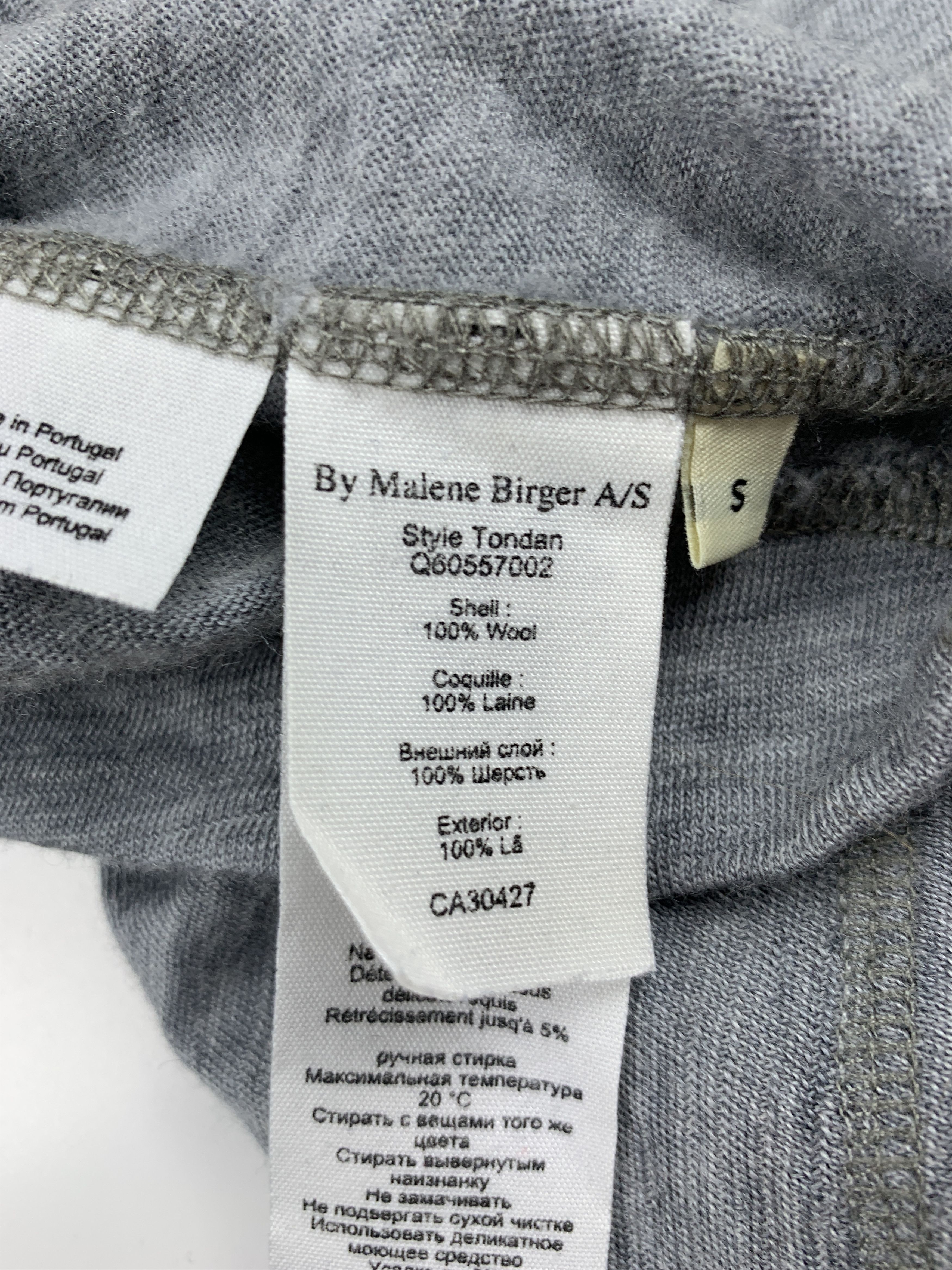 Designer By Malene Birger A/S Wmn's Wool Sweater Size S / US 4 / IT 40 - 8 Thumbnail