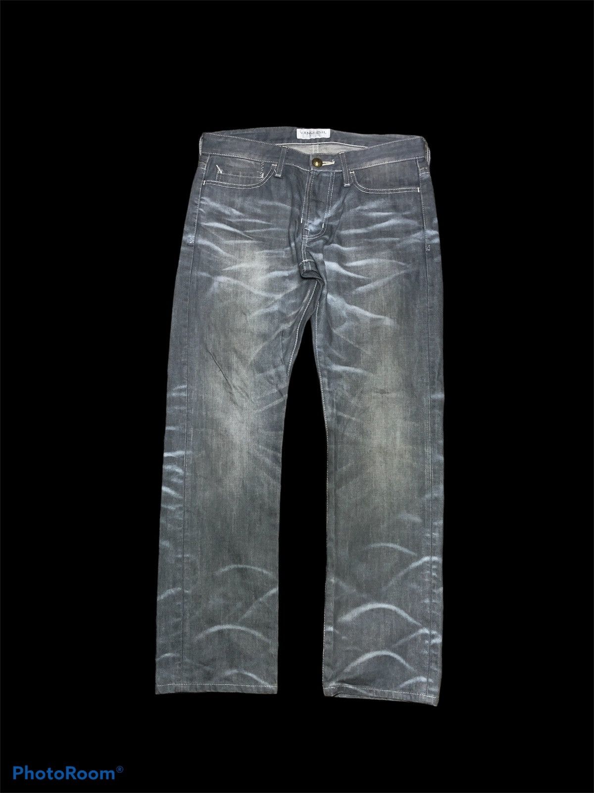 Japanese Brand × Vanquish WASHED GRAY VANQUISH TOKYO JEANS Size US 32 / EU 48 - 1 Thumbnail