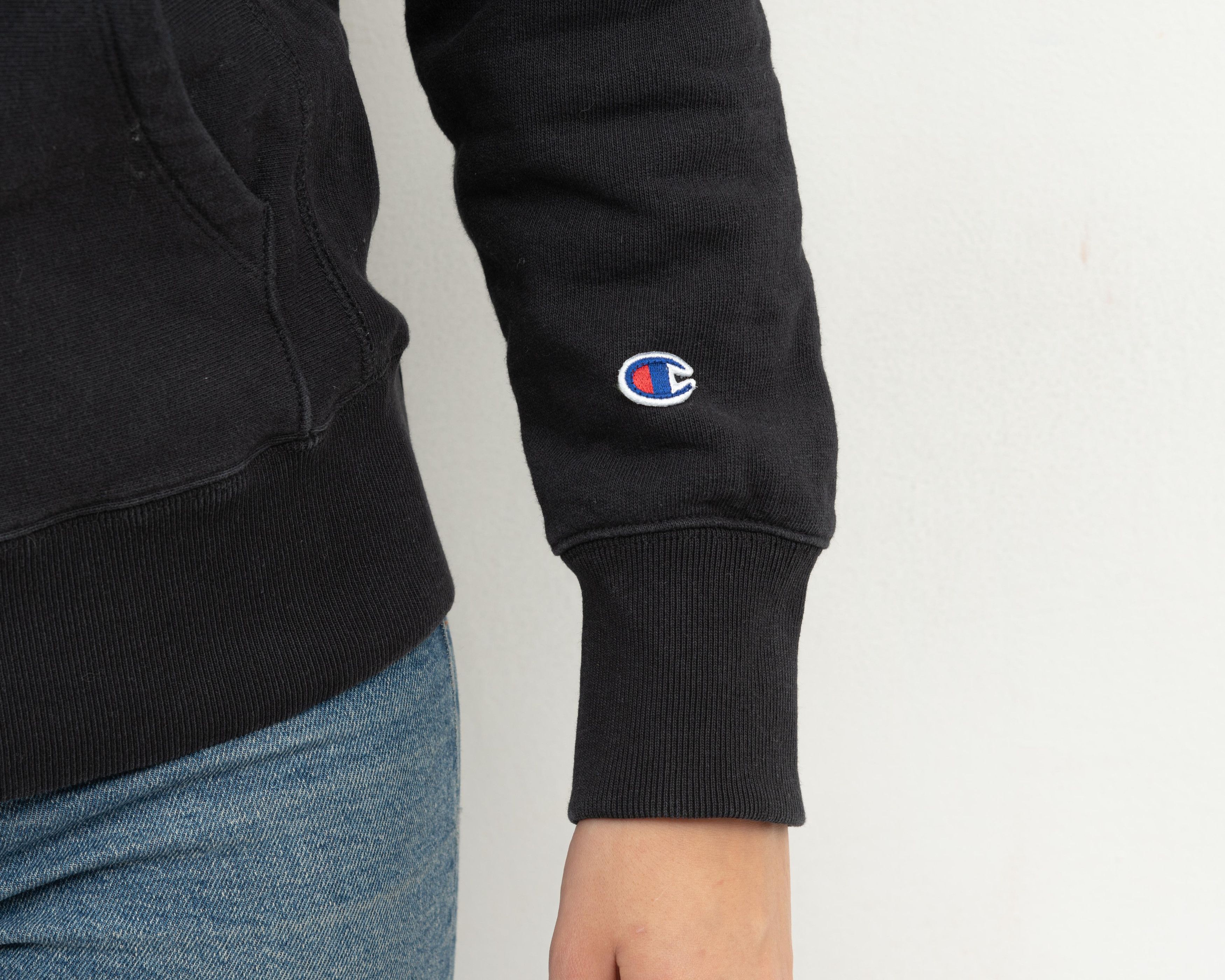 Champion × Vintage Reverse Weave Warm Up Hoodie Pullover Jumper Sweatshirt Top Size M / US 6-8 / IT 42-44 - 5 Thumbnail