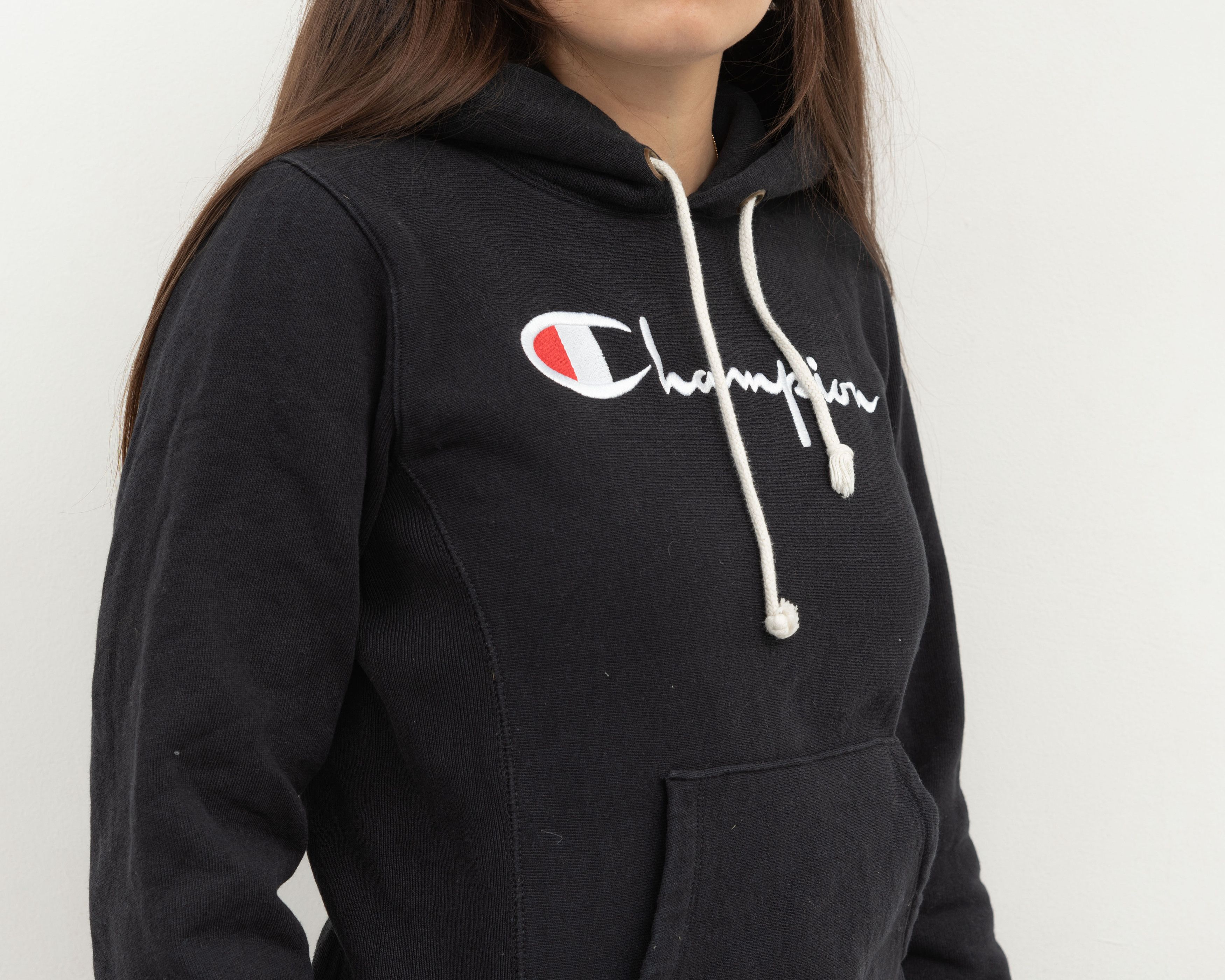 Champion × Vintage Reverse Weave Warm Up Hoodie Pullover Jumper Sweatshirt Top Size M / US 6-8 / IT 42-44 - 4 Thumbnail