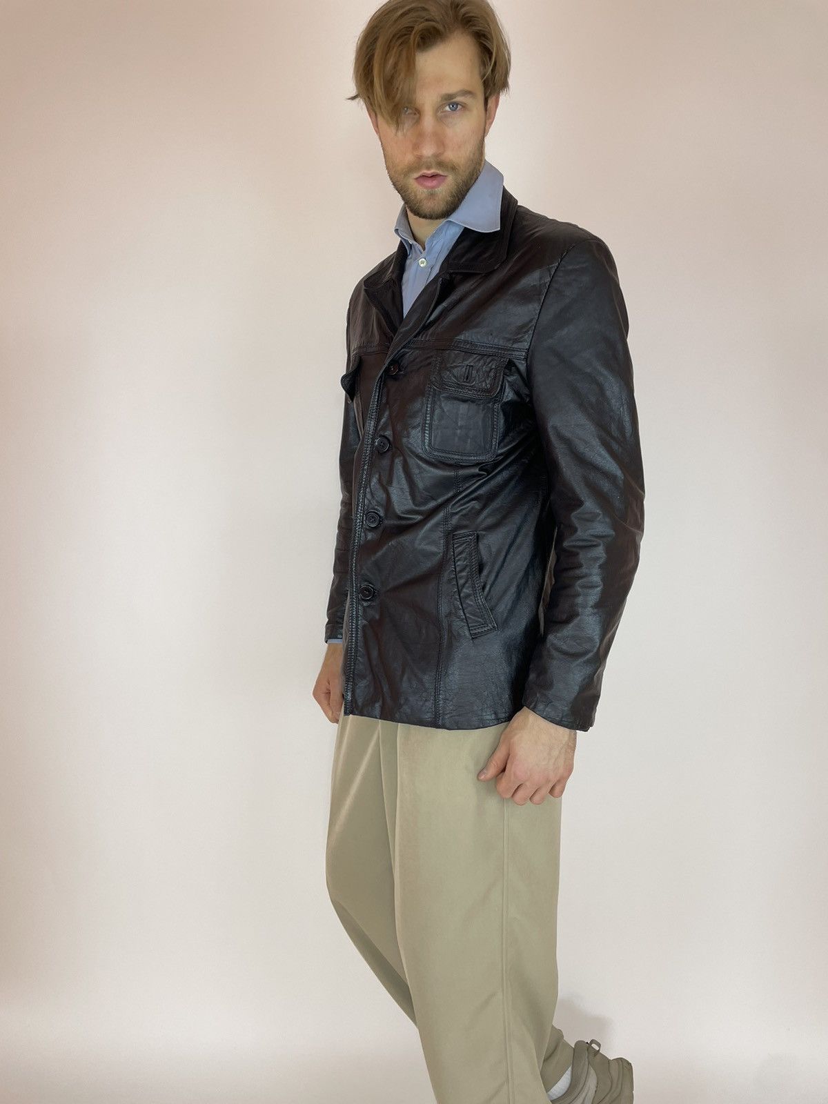 Vintage Vintage leather jacket Fair Play Mens size 56 Size US XL / EU 56 / 4 - 6 Thumbnail