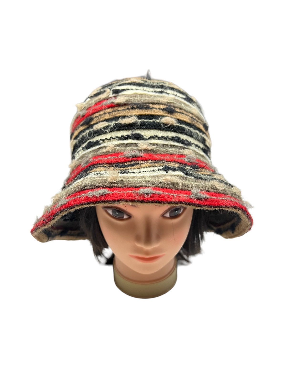 Other Ferruccio Vecchi 🇮🇹 Rebuilt Wool Bucket Hat Size ONE SIZE - 2 Thumbnail