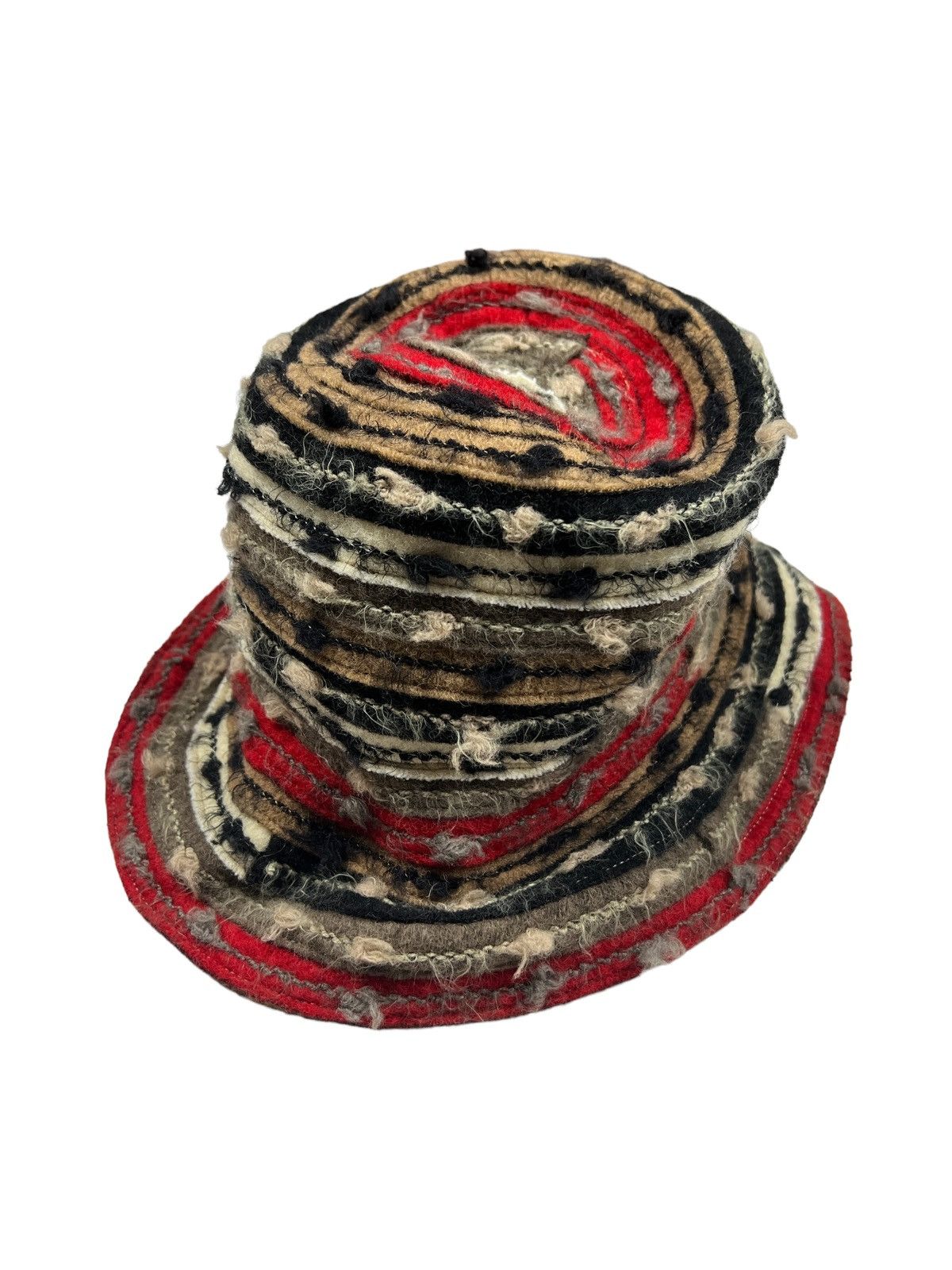 Other Ferruccio Vecchi 🇮🇹 Rebuilt Wool Bucket Hat Size ONE SIZE - 5 Thumbnail