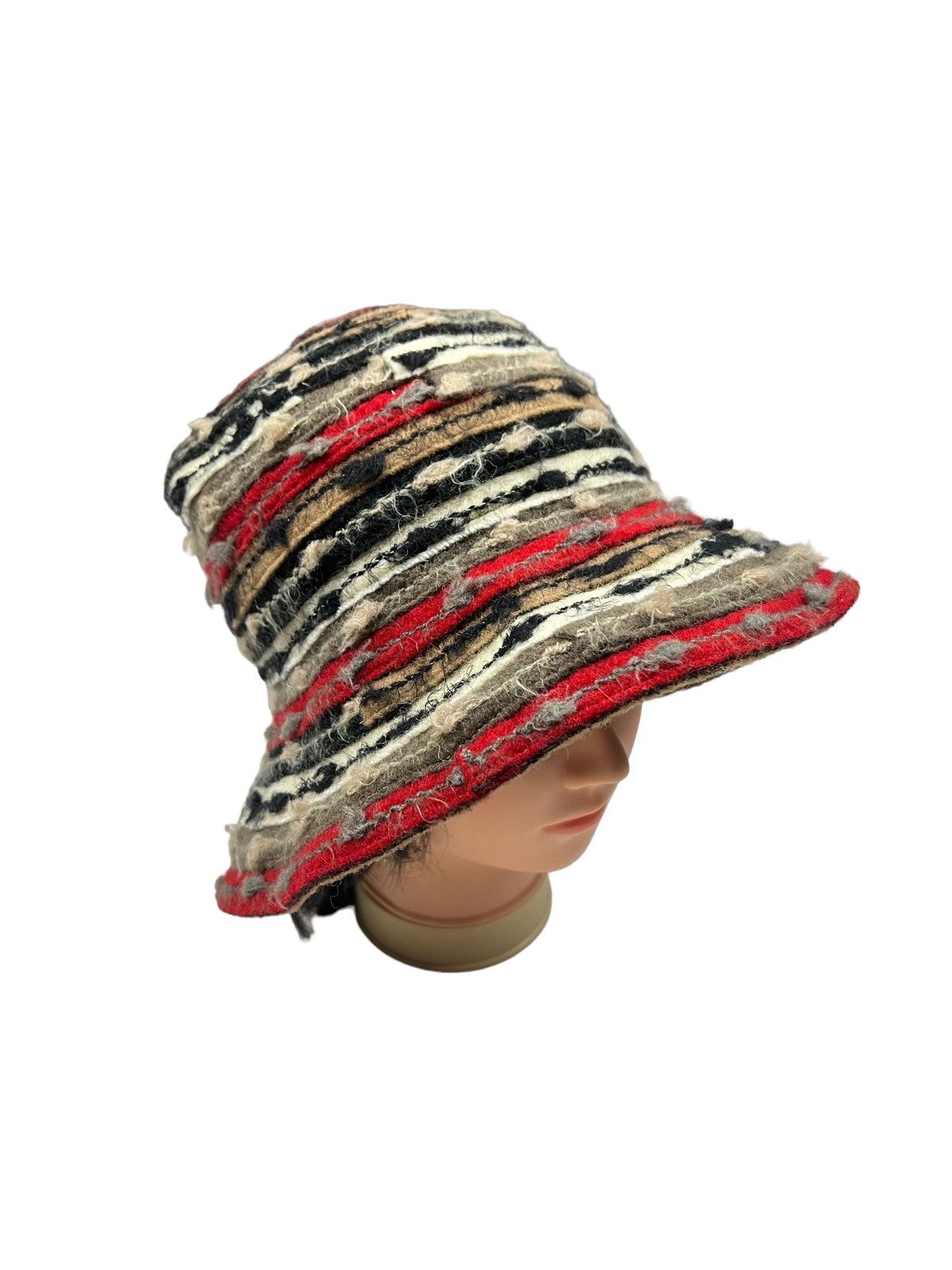 Other Ferruccio Vecchi 🇮🇹 Rebuilt Wool Bucket Hat Size ONE SIZE - 1 Thumbnail