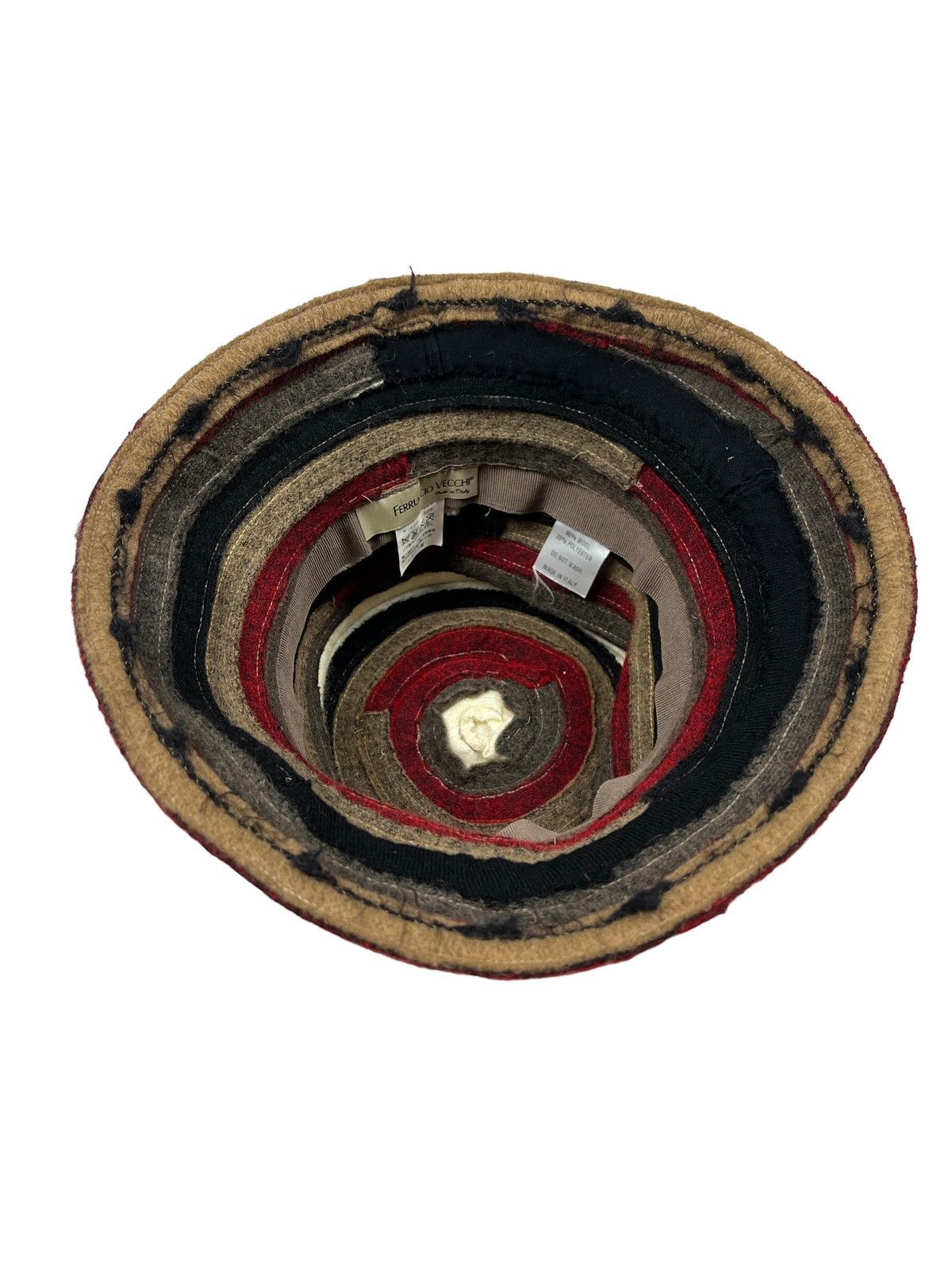 Other Ferruccio Vecchi 🇮🇹 Rebuilt Wool Bucket Hat Size ONE SIZE - 6 Thumbnail