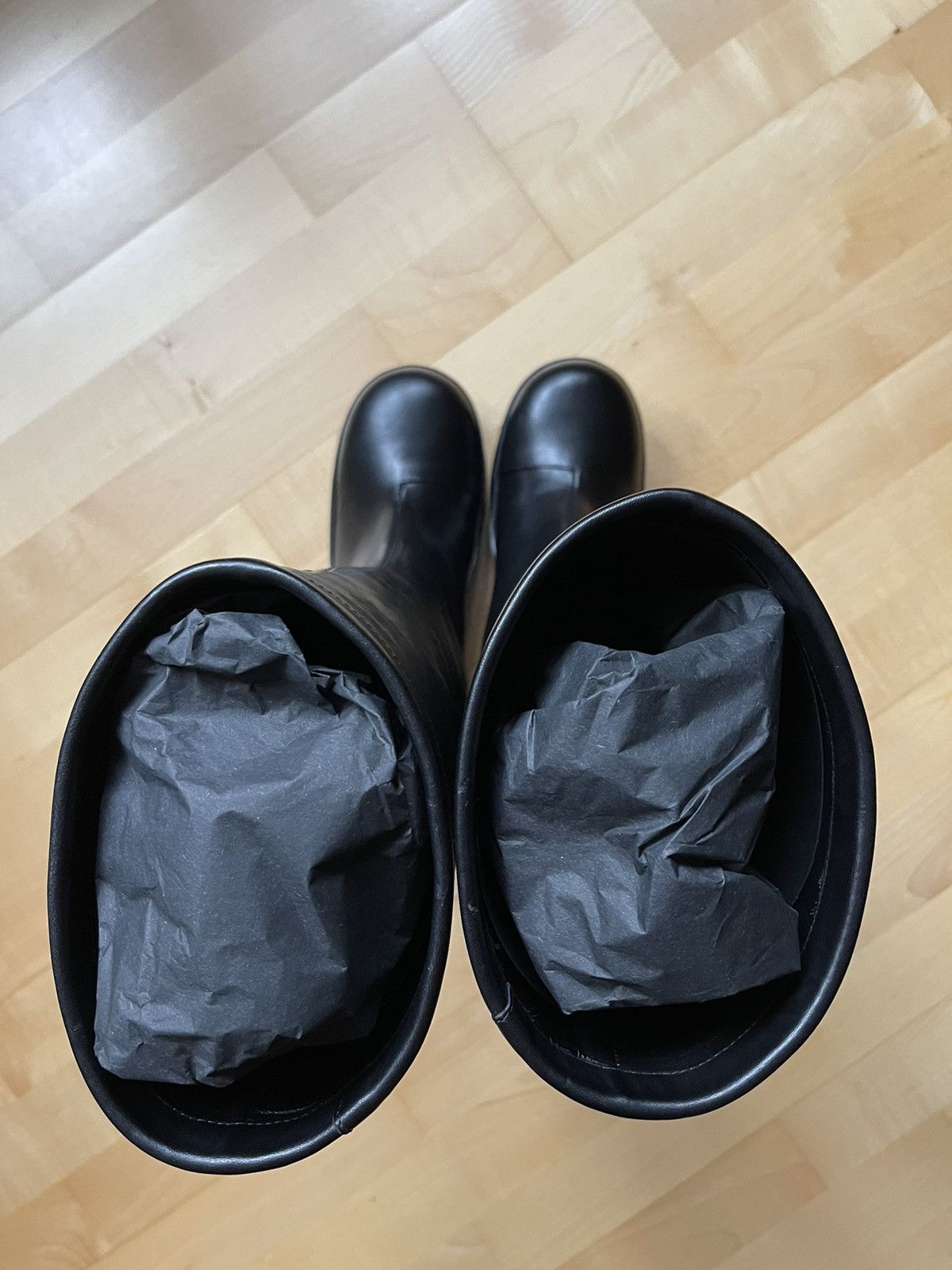 Raf Simons Black Leather Heel Boots Size US 8 / EU 41 - 5 Thumbnail