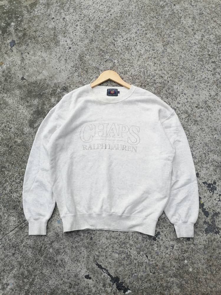 Chaps Ralph Lauren Vintage Chaps Ralph Lauren Embroidered Sweatshirt Size US L / EU 52-54 / 3 - 1 Thumbnail