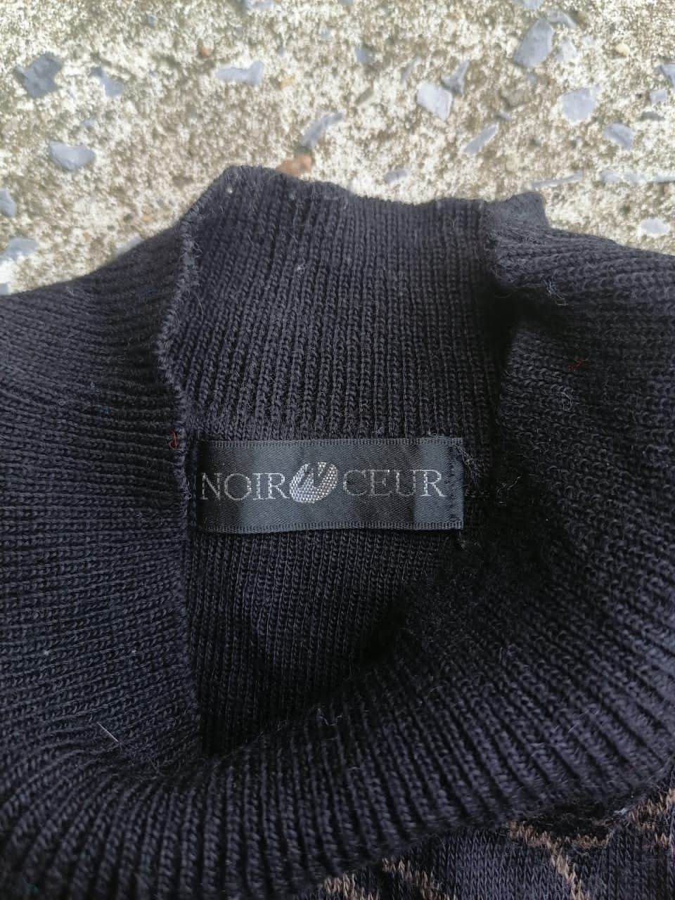 Designer × Japanese Brand Noir Ceur Made In Japan Longsleeve Knitwear Size S / US 4 / IT 40 - 4 Thumbnail