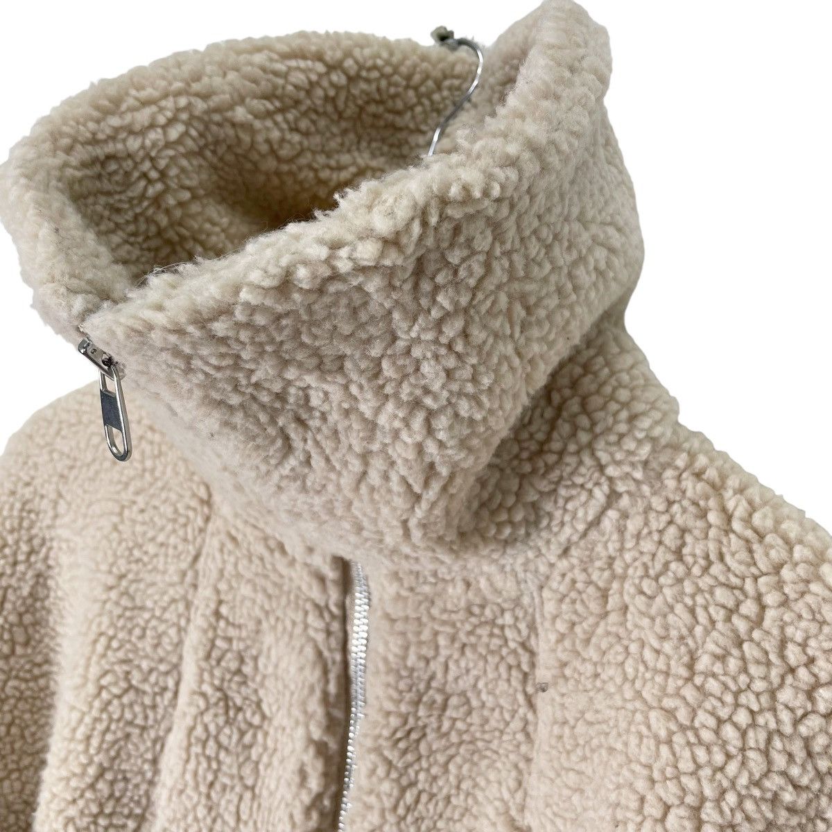 Uniqlo ☀️LEMAIRE X UNIQLO SHERPA FLEECE TURTLENECK ZIPPER JACKET Size M / US 6-8 / IT 42-44 - 4 Thumbnail