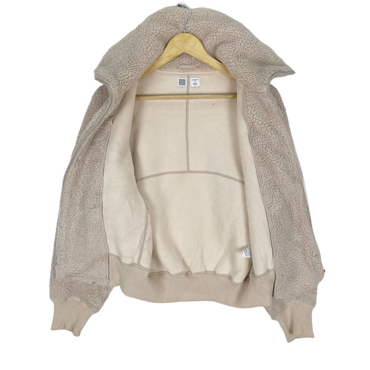 Uniqlo ☀️LEMAIRE X UNIQLO SHERPA FLEECE TURTLENECK ZIPPER JACKET Size M / US 6-8 / IT 42-44 - 6 Thumbnail
