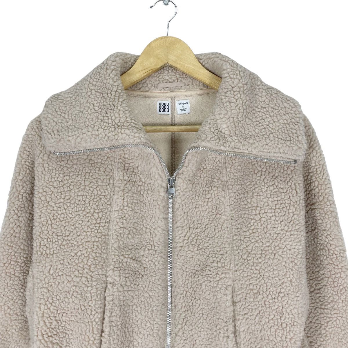 Uniqlo ☀️LEMAIRE X UNIQLO SHERPA FLEECE TURTLENECK ZIPPER JACKET Size M / US 6-8 / IT 42-44 - 2 Thumbnail