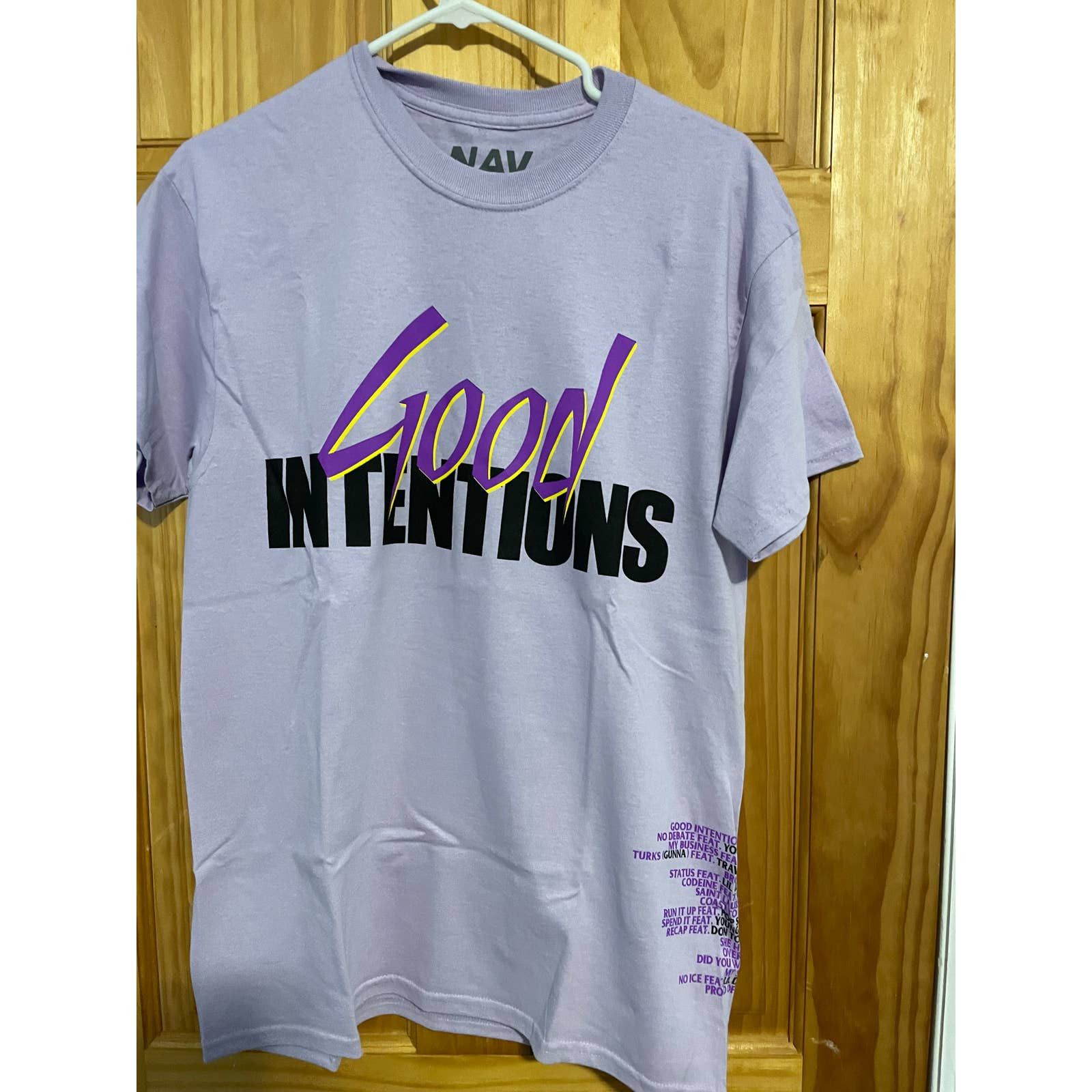 Nav x Vlone Good Intentions Doves Tee Purple M