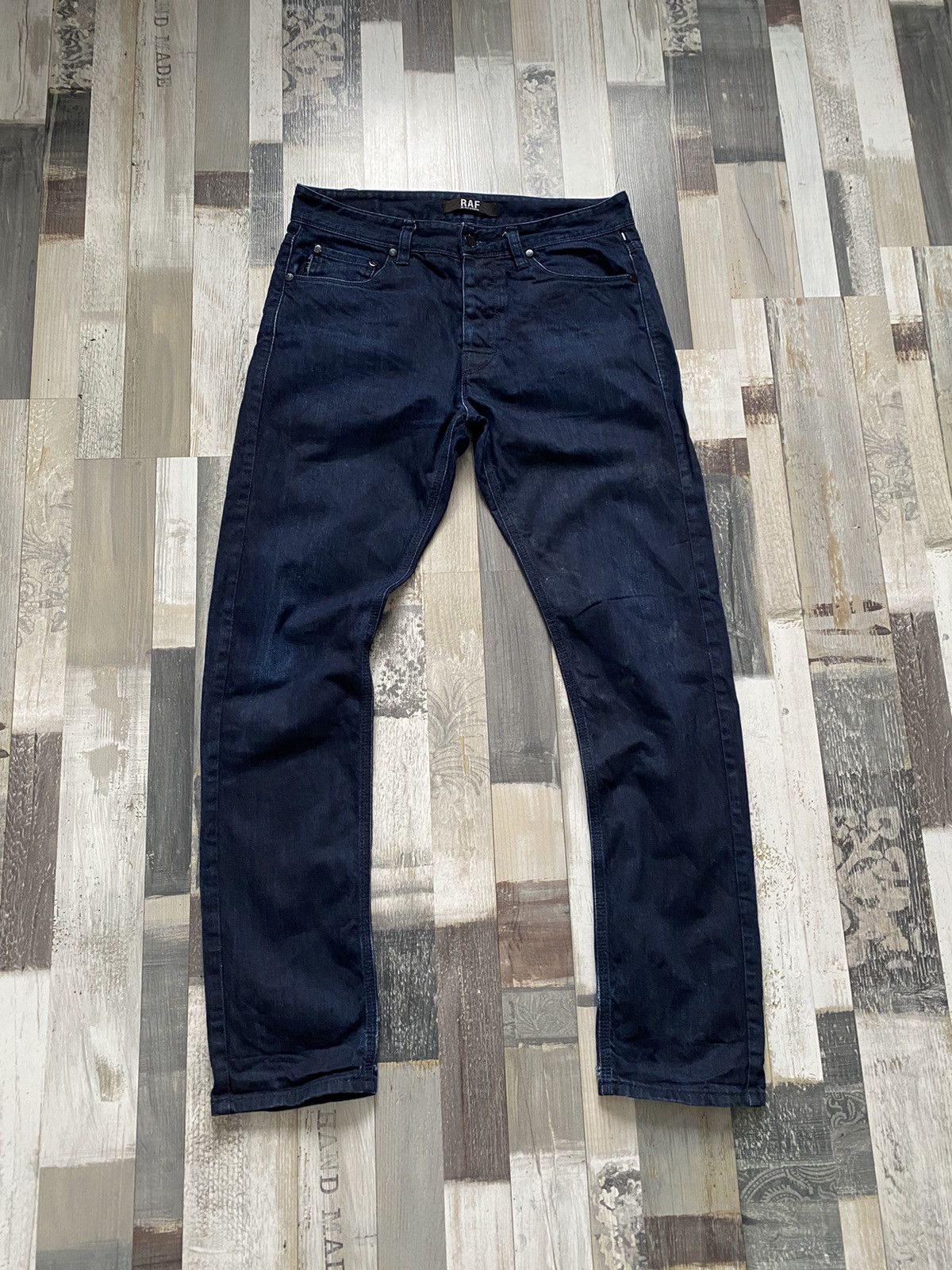 Designer Raf by Raf Simmons dark blue jeans 31 | Grailed