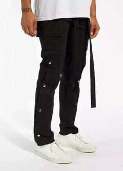 Fear of God 'Sixth Collection' Nylon Cargo Snap Button Pants - Men's,  Black, L