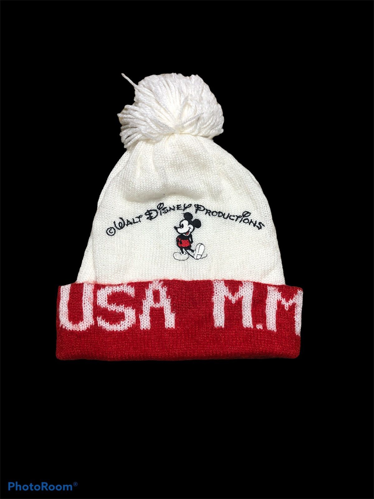 Mickey Mouse × Vintage VINTAGE MICKEY MOUSE WALT DISNEY SNOW CAP BEANIE Size ONE SIZE - 1 Thumbnail