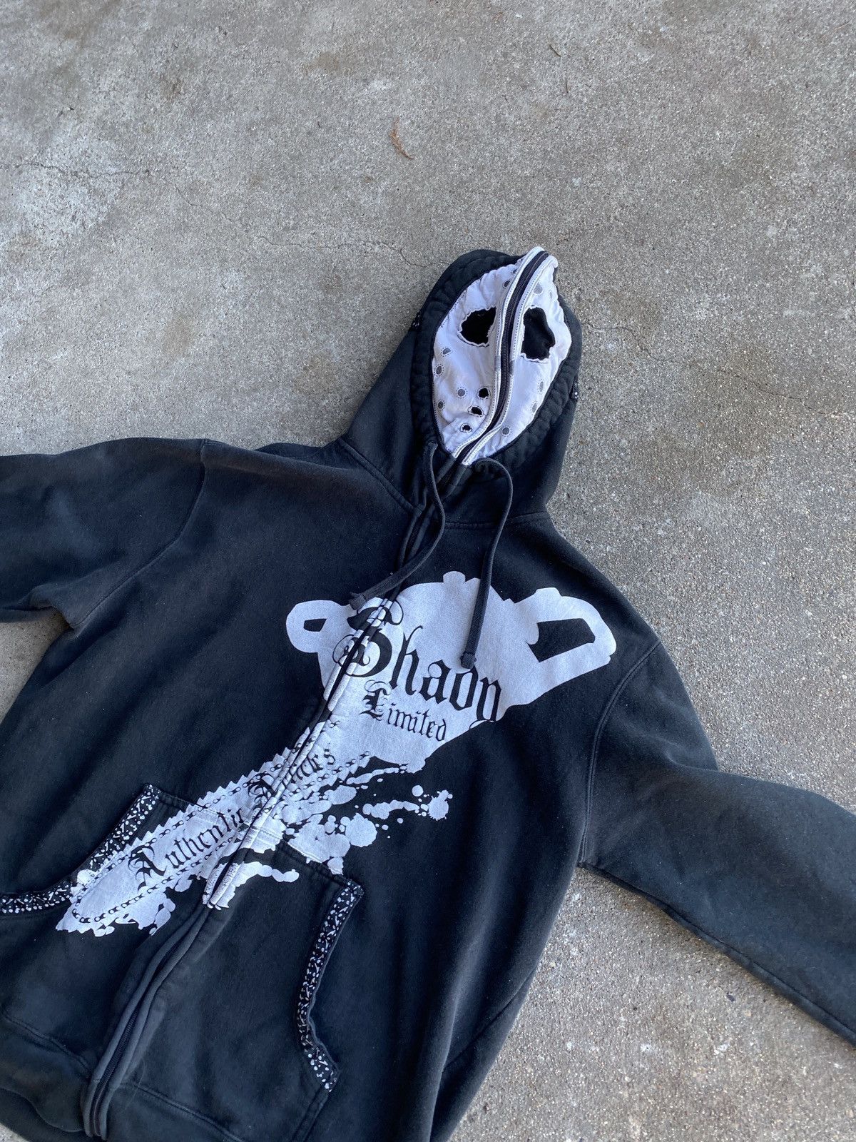 Y2K Shady outlet LTD zip up hoodie