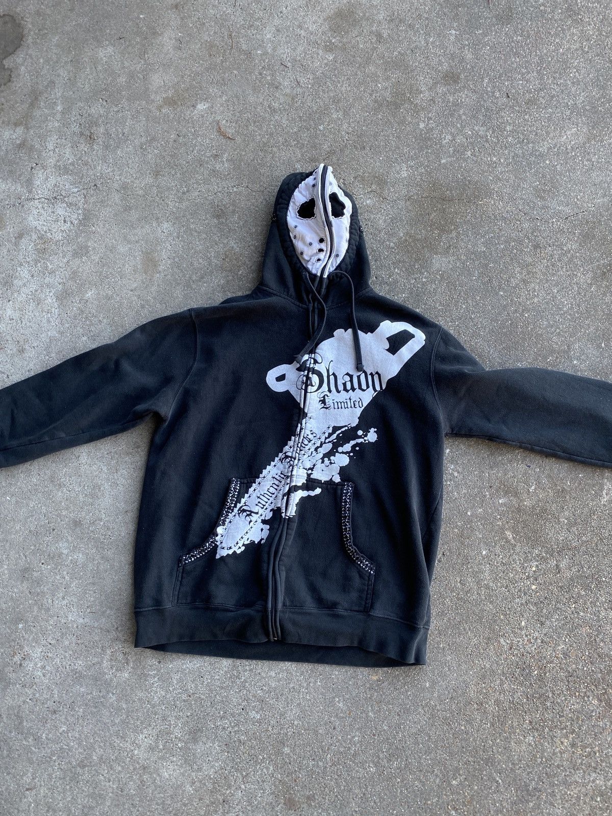 Y2K Shady outlet LTD zip up hoodie